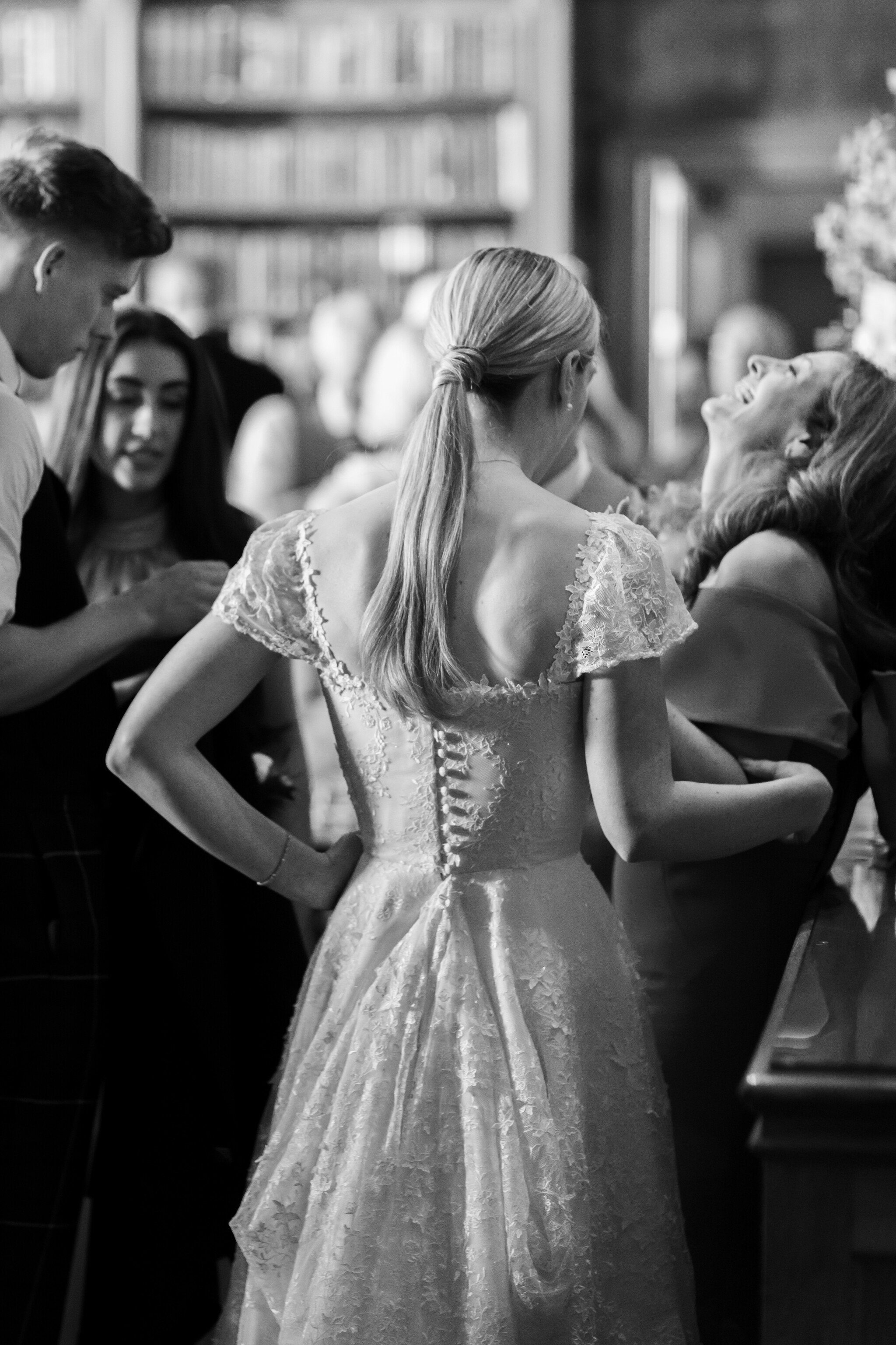 Phillipa Lepley Bride Jemima Lace Wedding Dress Square Neckline