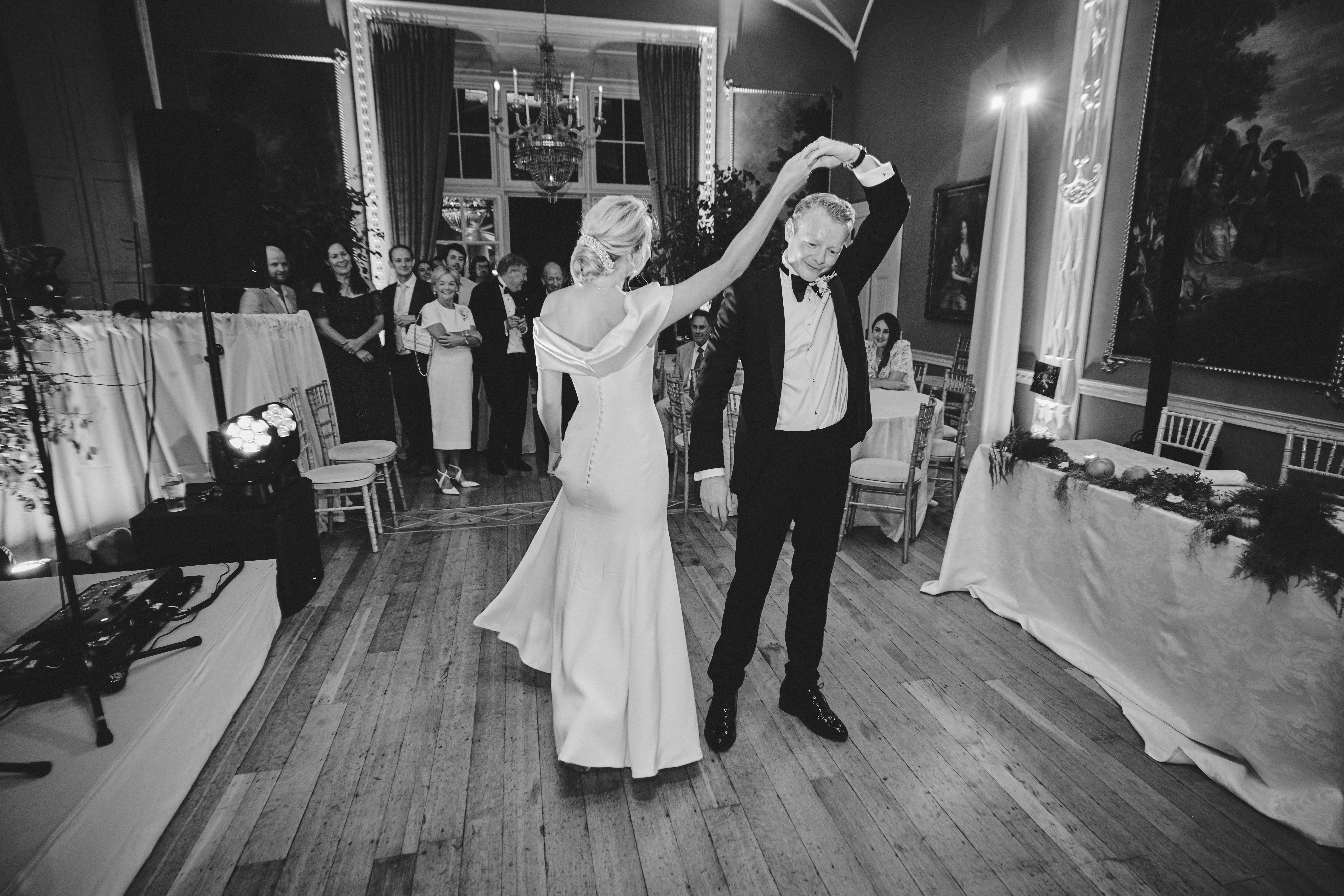 Phillipa Lepley Bride Margot Silk Crepe Duchess Satin Off The Shoulder Evening dress