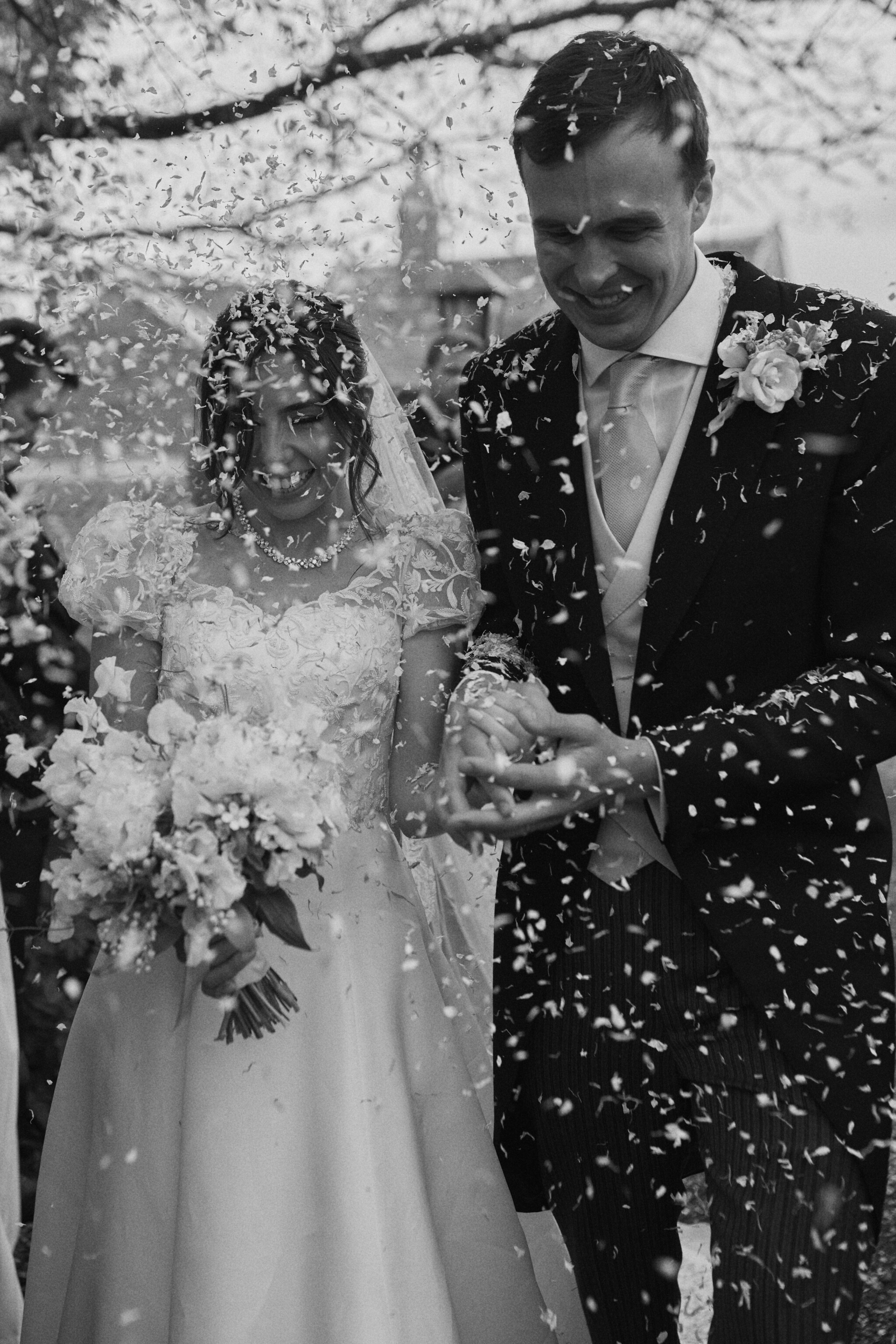 Phillipa Lepley Bride Katya Bespoke Hand Embroidered Puff Sleeve V Neck Wedding Dress