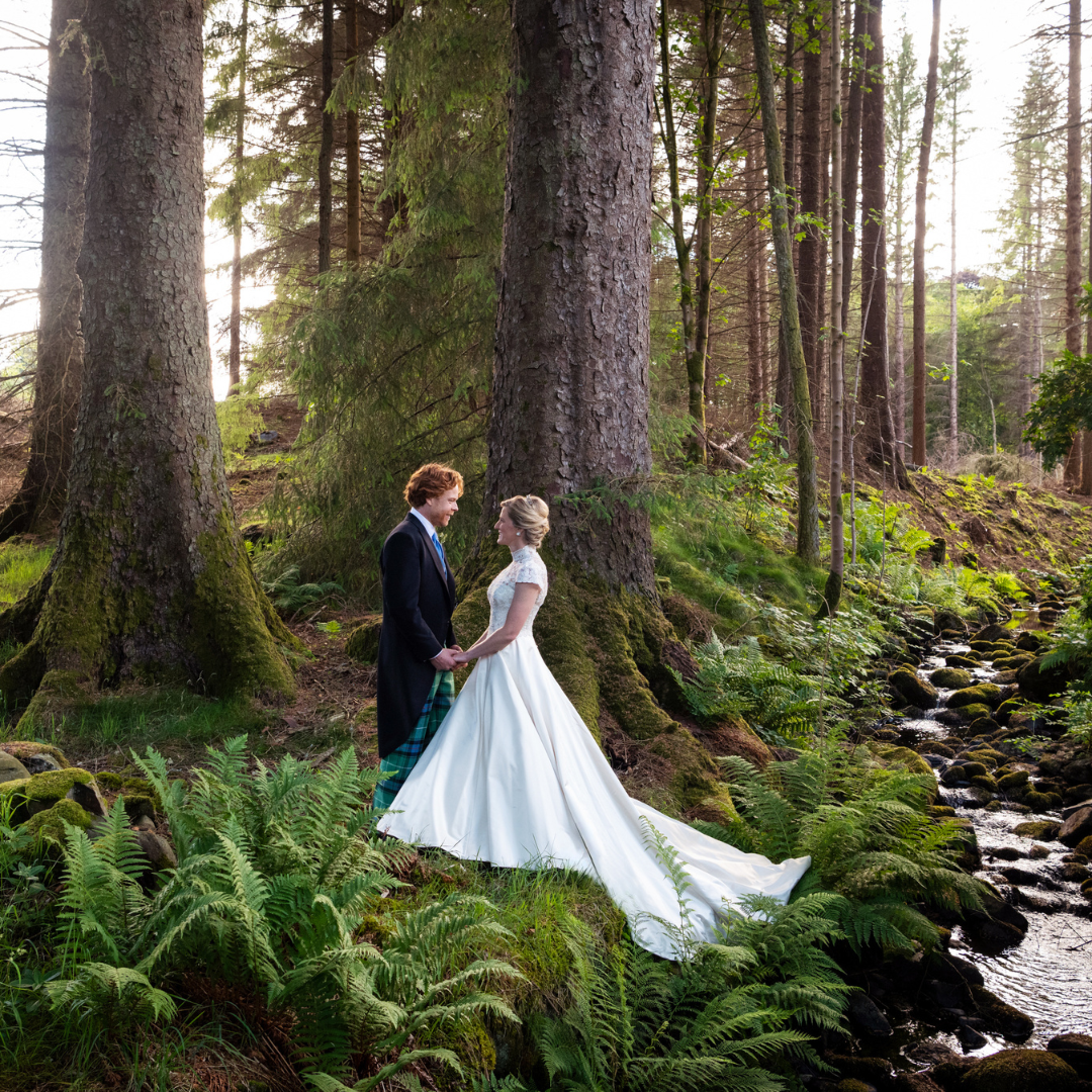 Phillipa Lepley Bride Roseanna Balmoral Wedding High Neck Embroidered