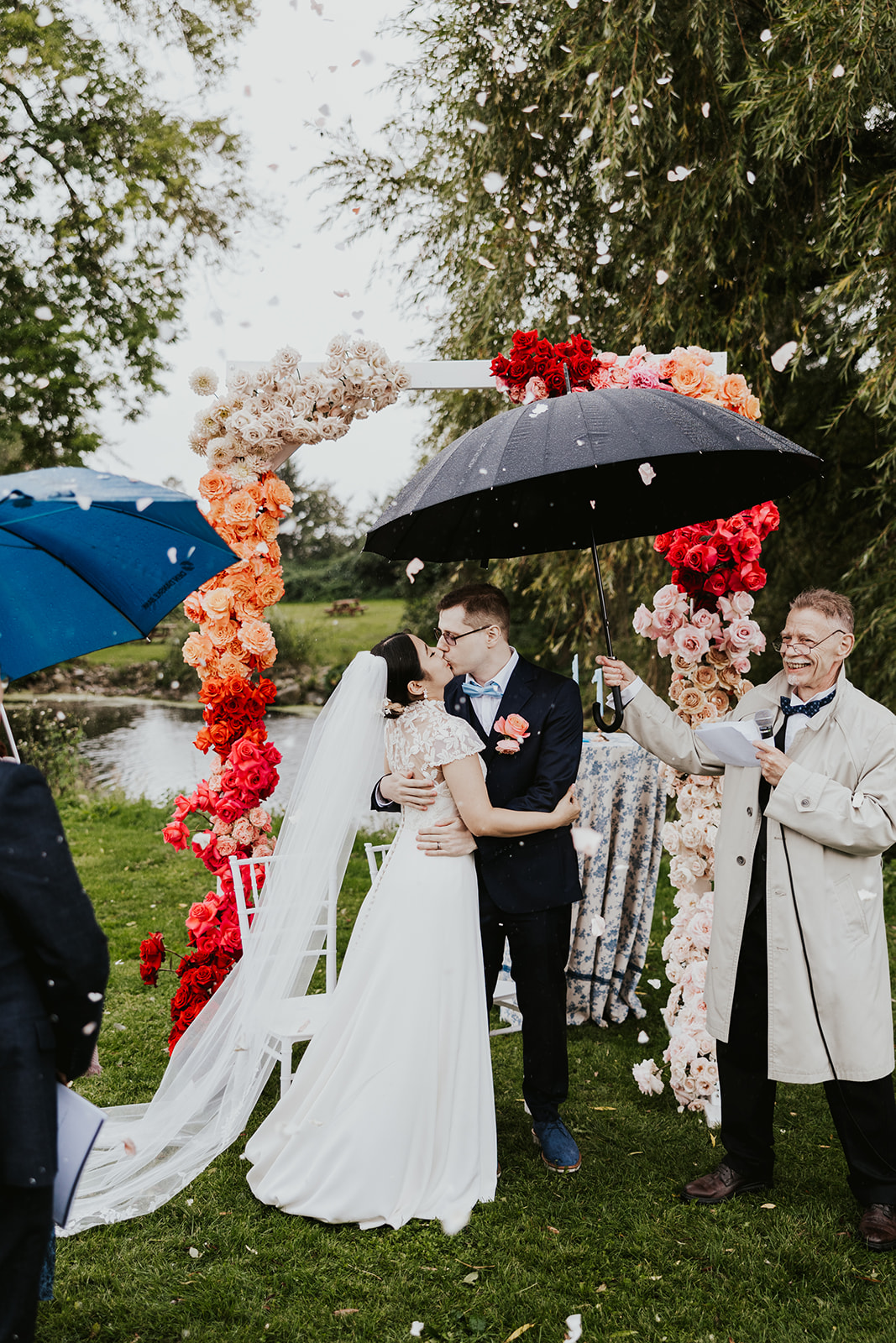Phillipa Lepley Bride Haelin Bespoke Couture Bridal Fittings Process Embroidered High Neck Top and Gown