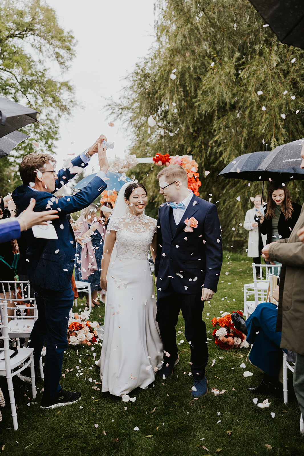 Phillipa Lepley Bride Haelin Bespoke Couture Bridal Fittings Process Embroidered High Neck Top and Gown