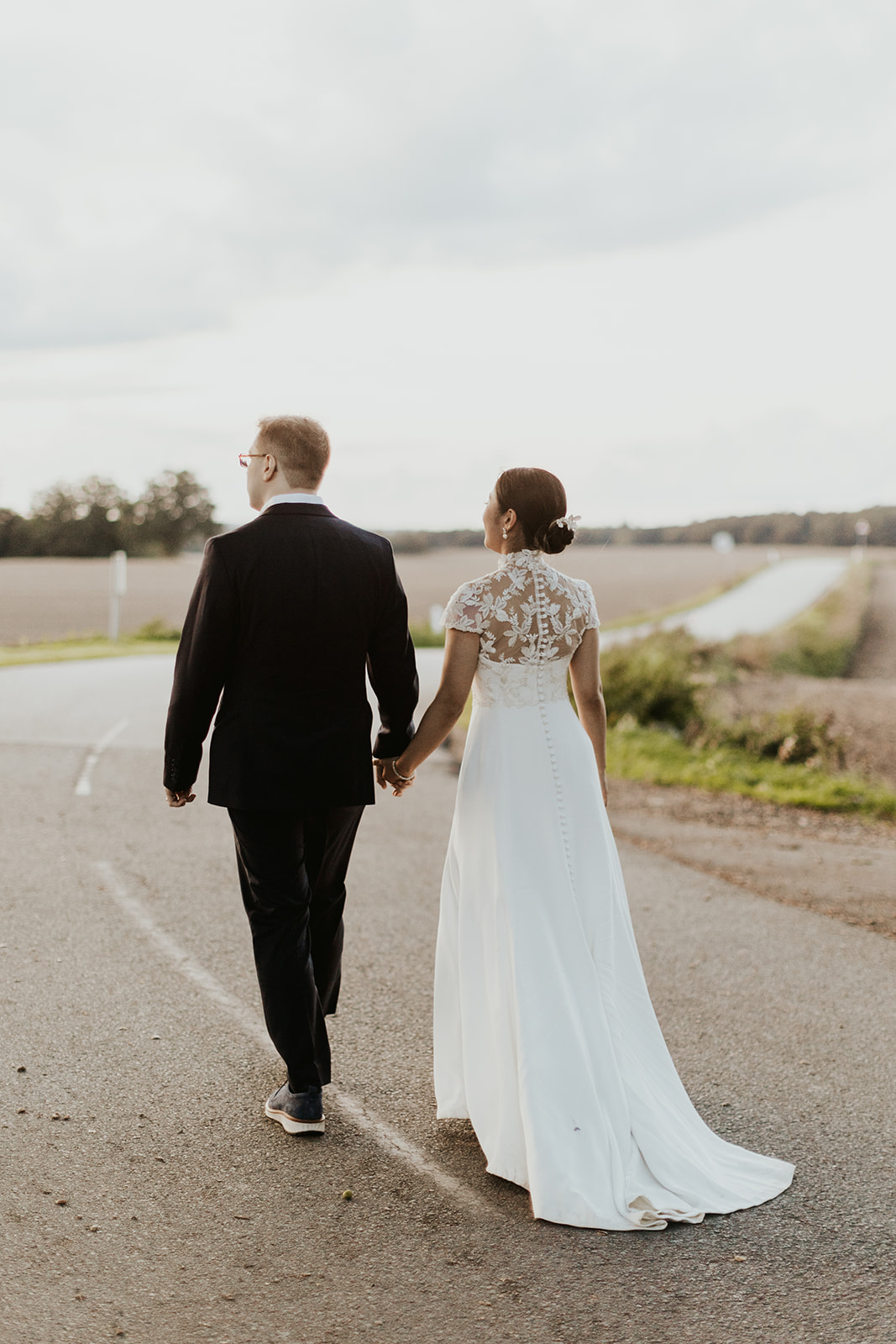 Phillipa Lepley Bride Haelin Bespoke Couture Bridal Fittings Process Embroidered High Neck Top and Gown
