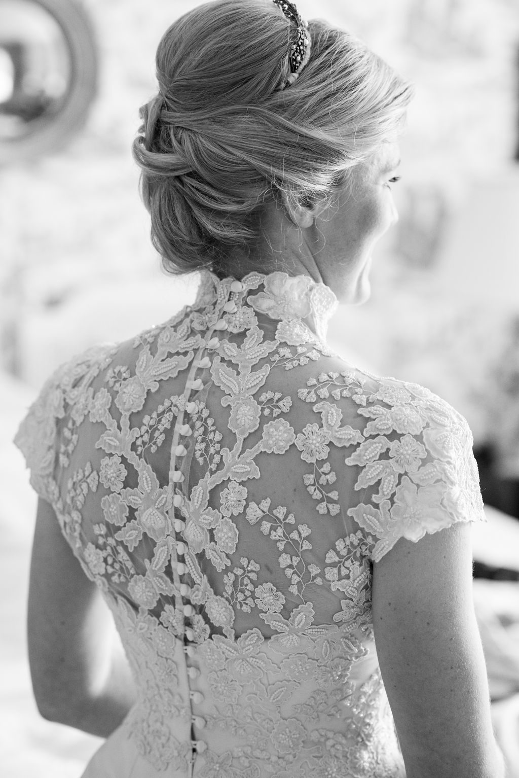 Phillipa Lepley Bride Roseanna Balmoral Wedding High Neck Embroidered Wedding Dress