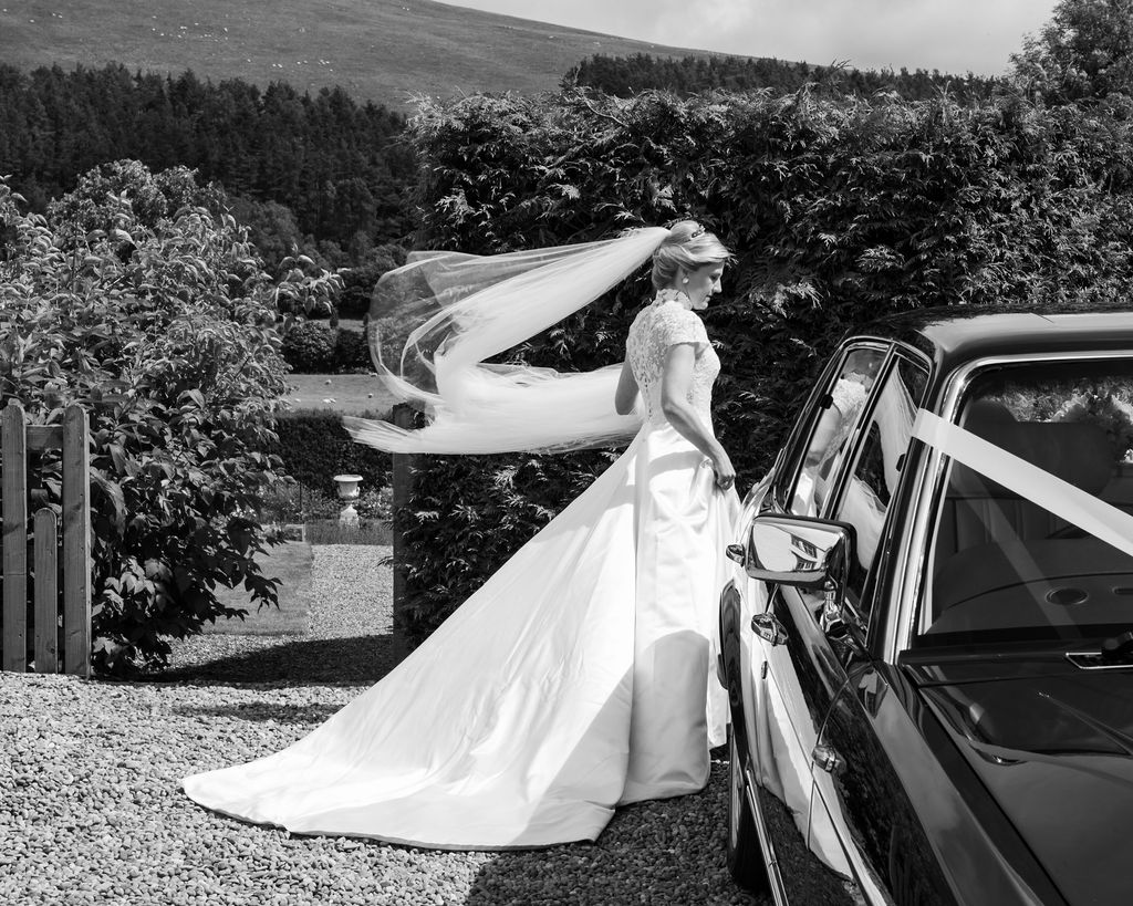 Phillipa Lepley Bride Roseanna Balmoral Wedding High Neck Embroidered Wedding Dress