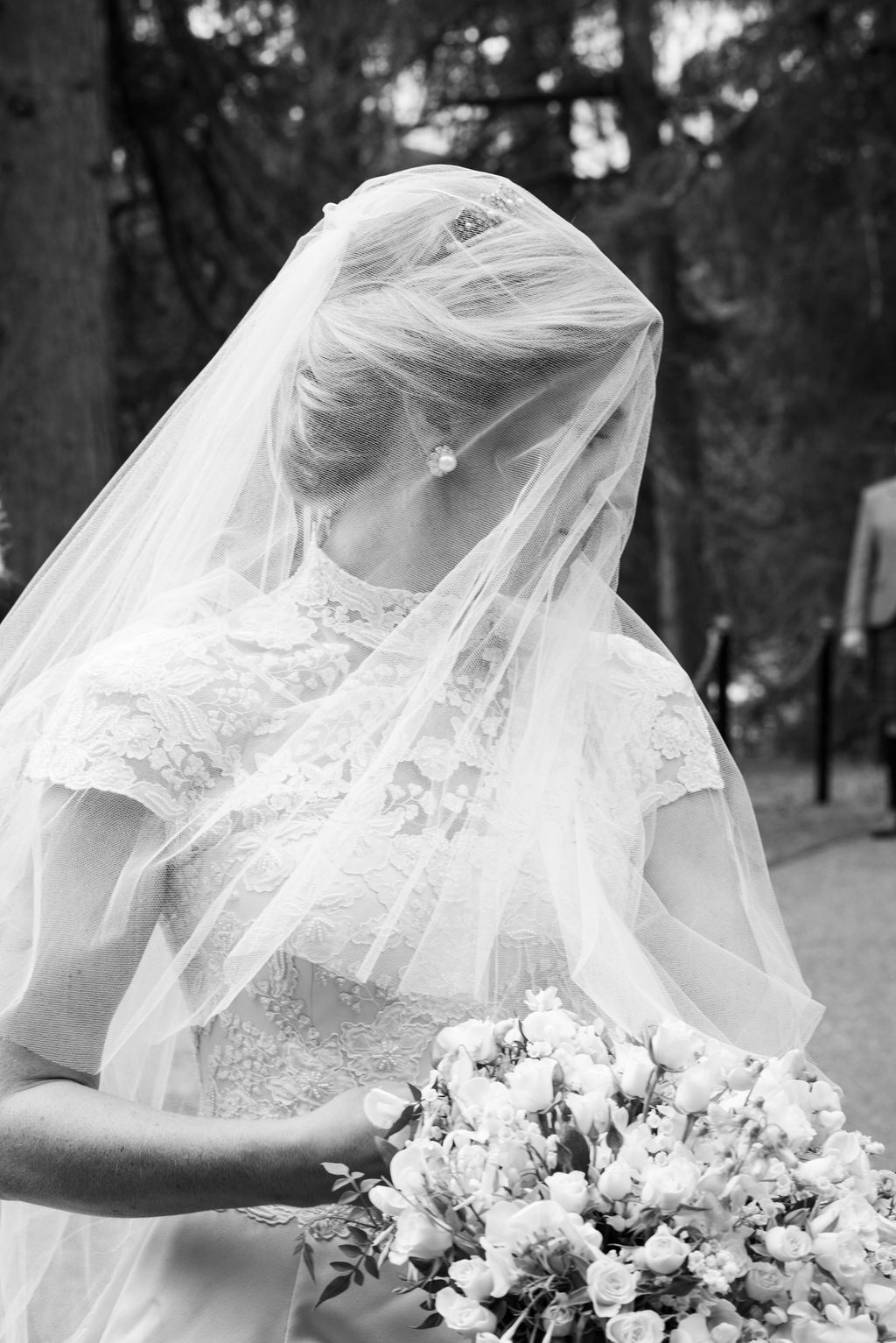 Phillipa Lepley Bride Roseanna Balmoral Wedding High Neck Embroidered Wedding Dress