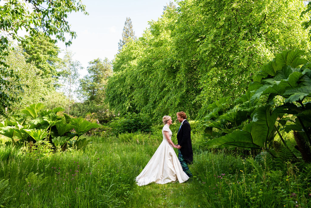 Phillipa Lepley Bride Roseanna Balmoral Wedding High Neck Embroidered Wedding Dress