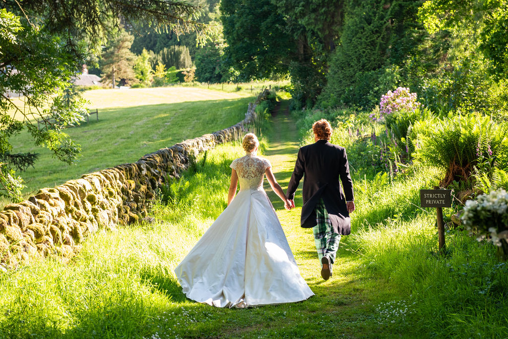 Phillipa Lepley Bride Roseanna Balmoral Wedding High Neck Embroidered Wedding Dress