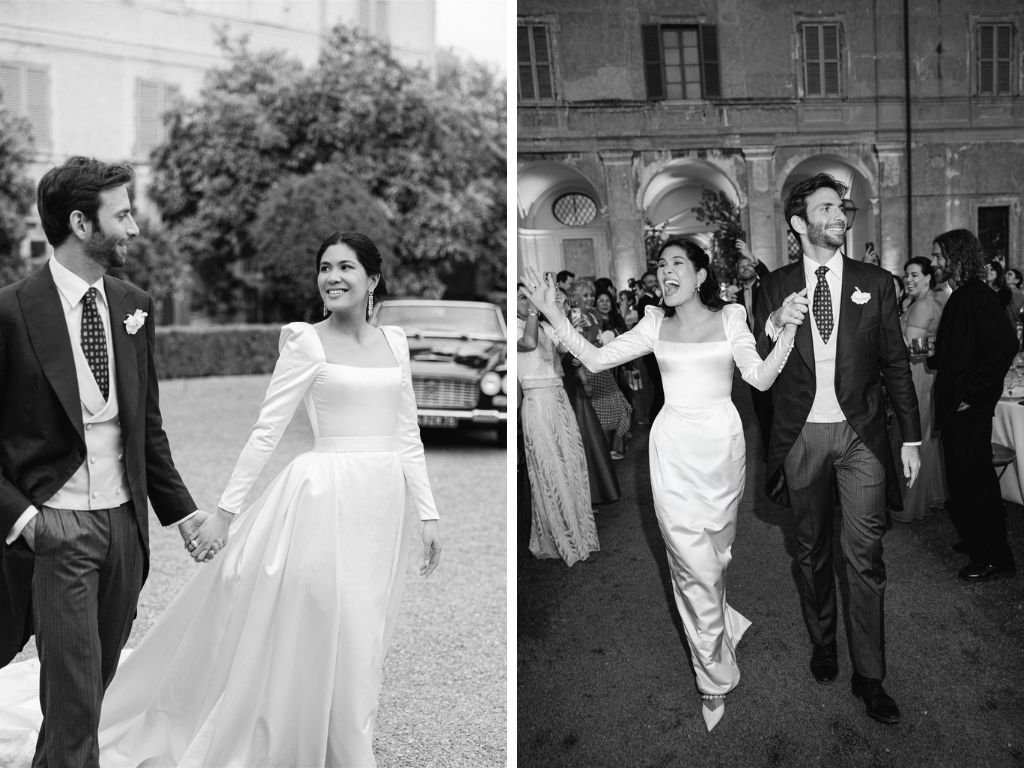 Changing Wedding Dress For The Evening Two Looks In One