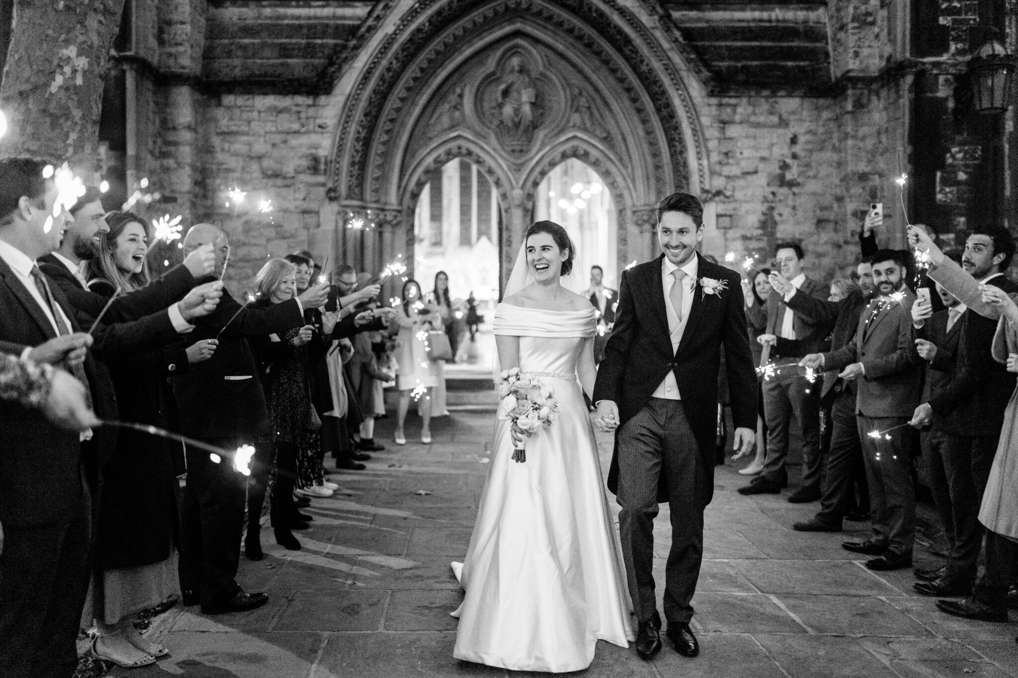 Phillipa Lepley Bride Georgina Corseted Duchess Satin Draped Collar Wedding Gown