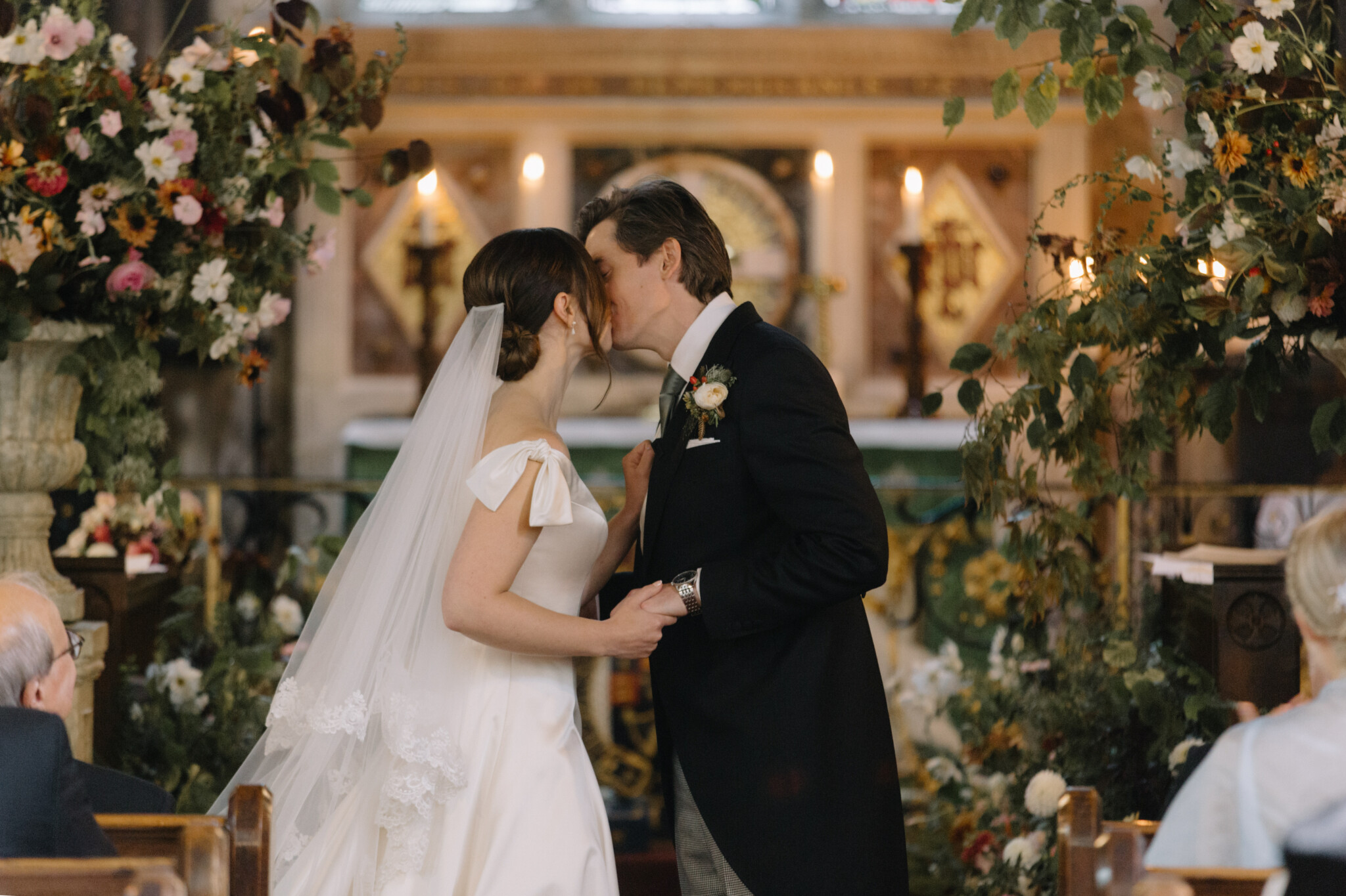 Phillipa Lepley Bride Emma Bespoke Duchess Satin Wedding Dress With Bows