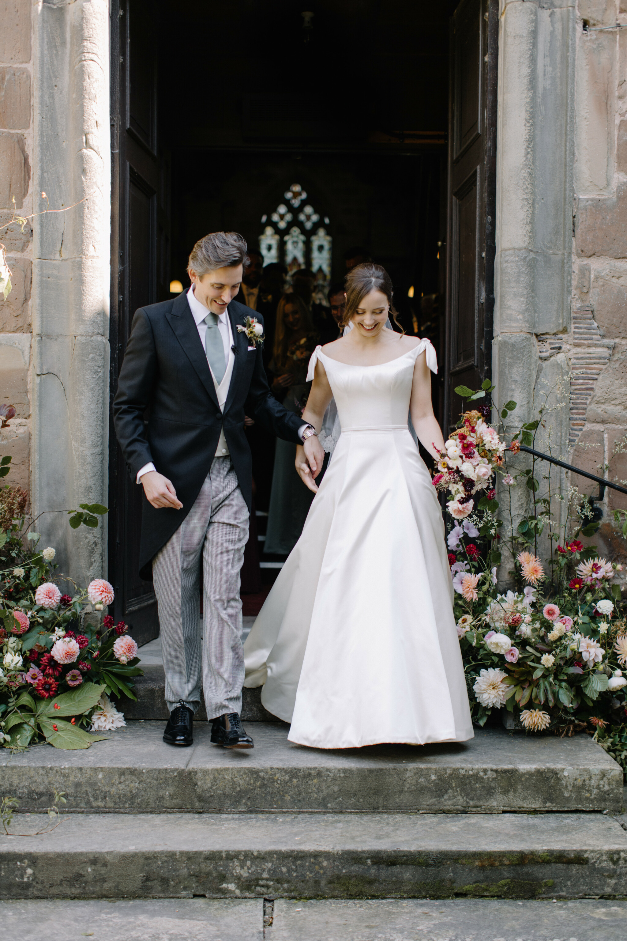 Phillipa Lepley Bride Emma Bespoke Duchess Satin Wedding Dress With Bows