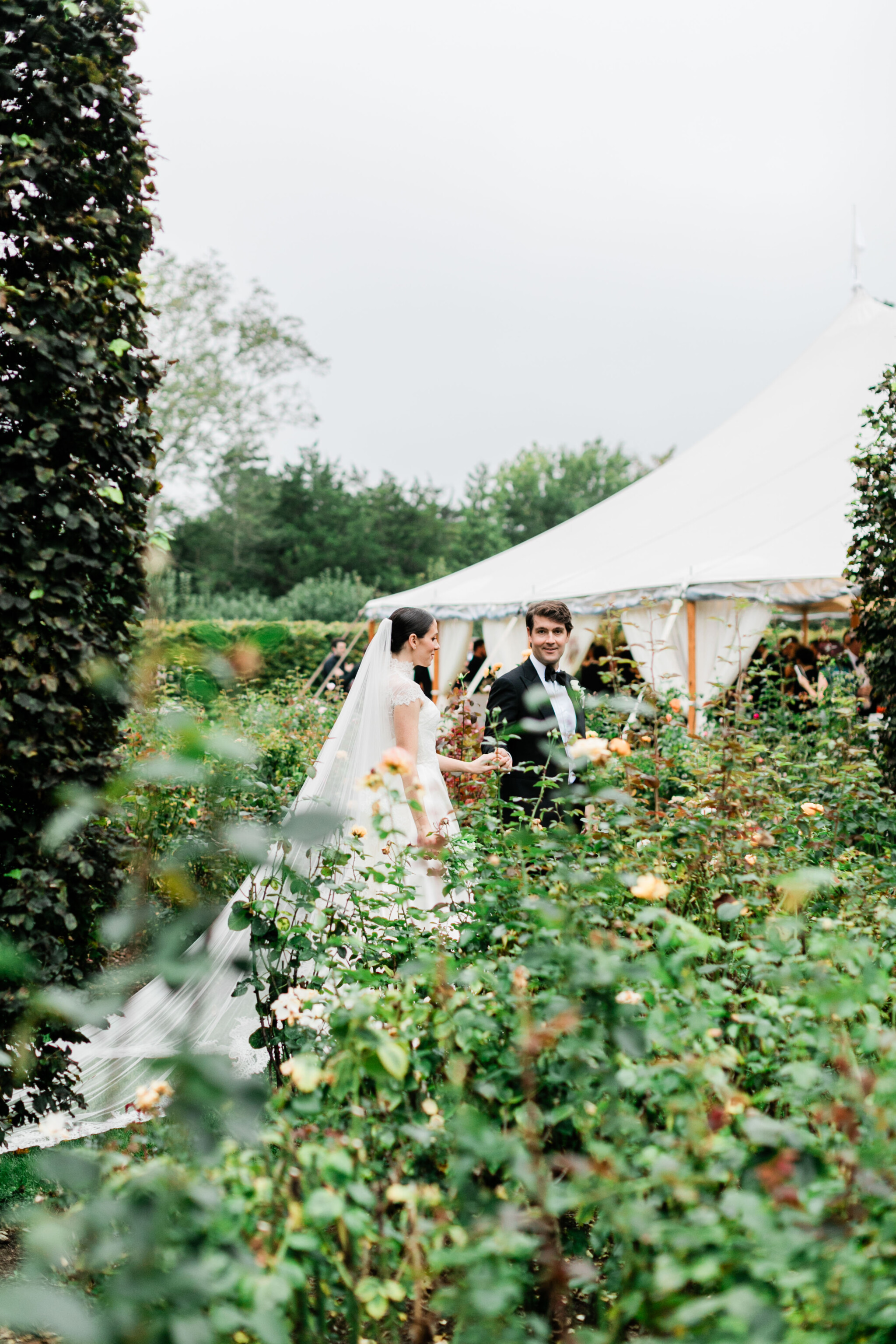 Phillipa Lepley Bride Madison Hamptons Wedding Duchess Satin Strapless A Line Dress with Lace Cap Sleeve Bridal Top