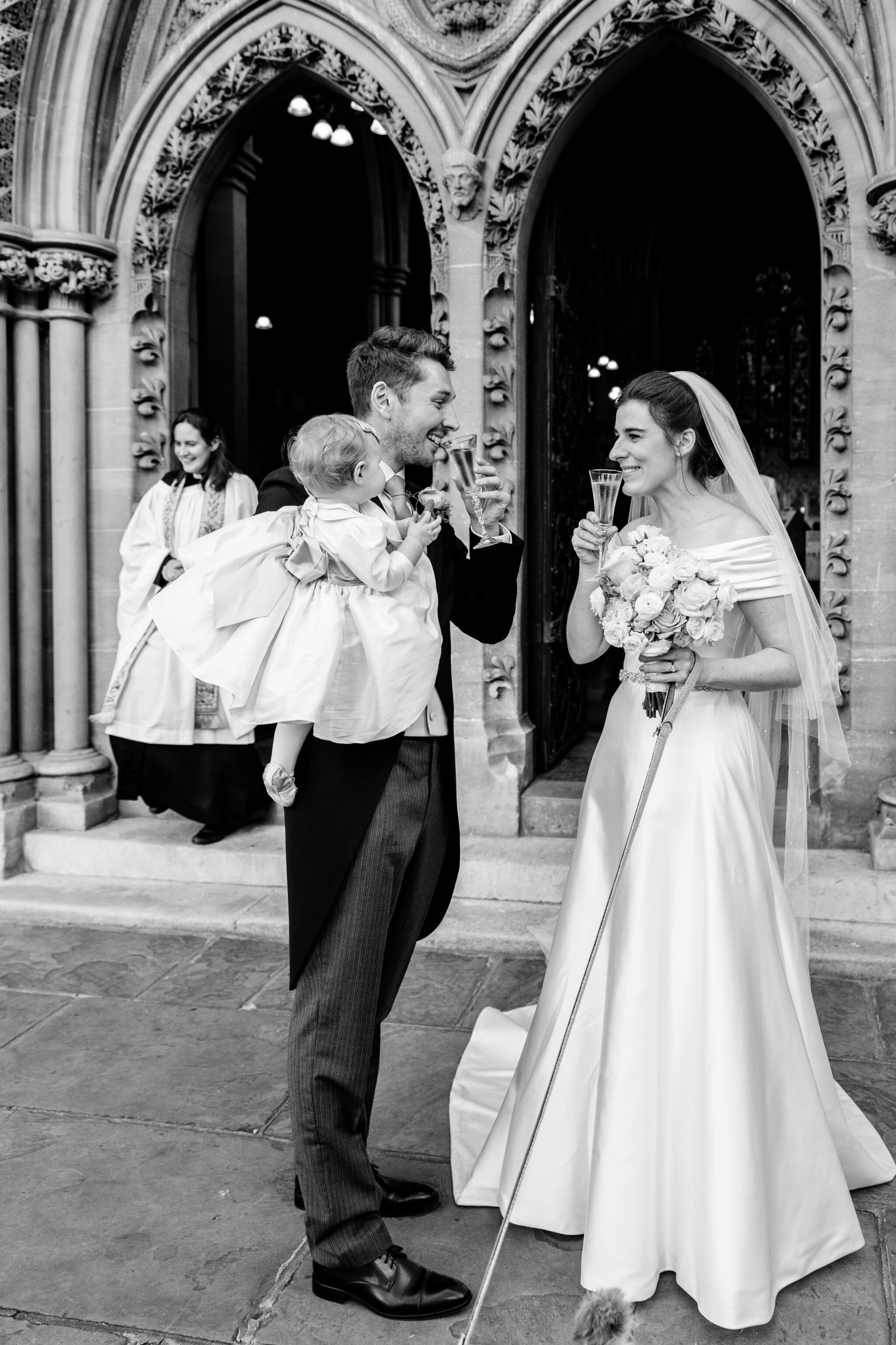 Phillipa Lepley Bride Georgina Corseted Duchess Satin Draped Collar Wedding Gown