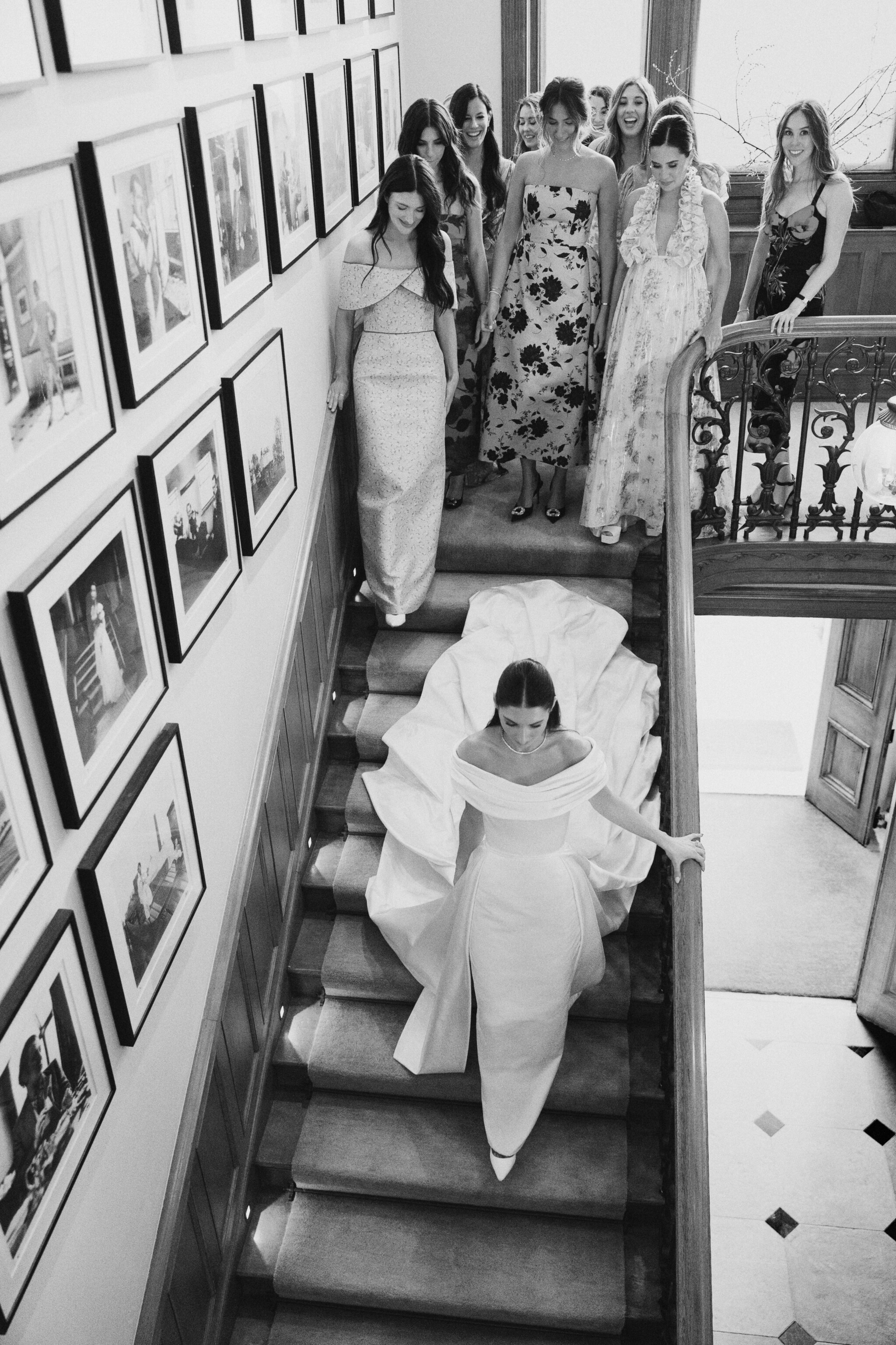 Phillipa Lepley Bride Blaize Off The Shoulder Bespoke Duchess Satin Gown With Detachable Overskirt