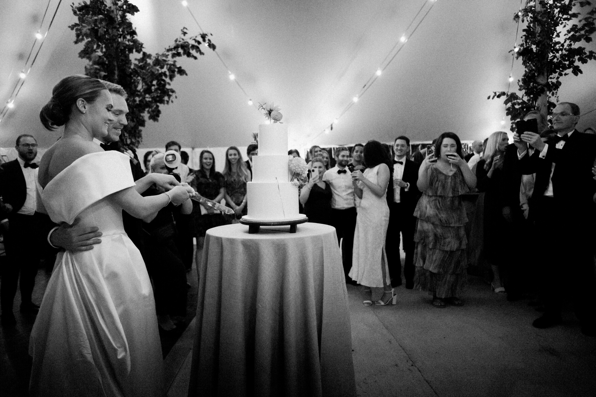 Phillipa Lepley Bride Sophie Modern Duchess Satin Off The Shoulder Wedding Dress