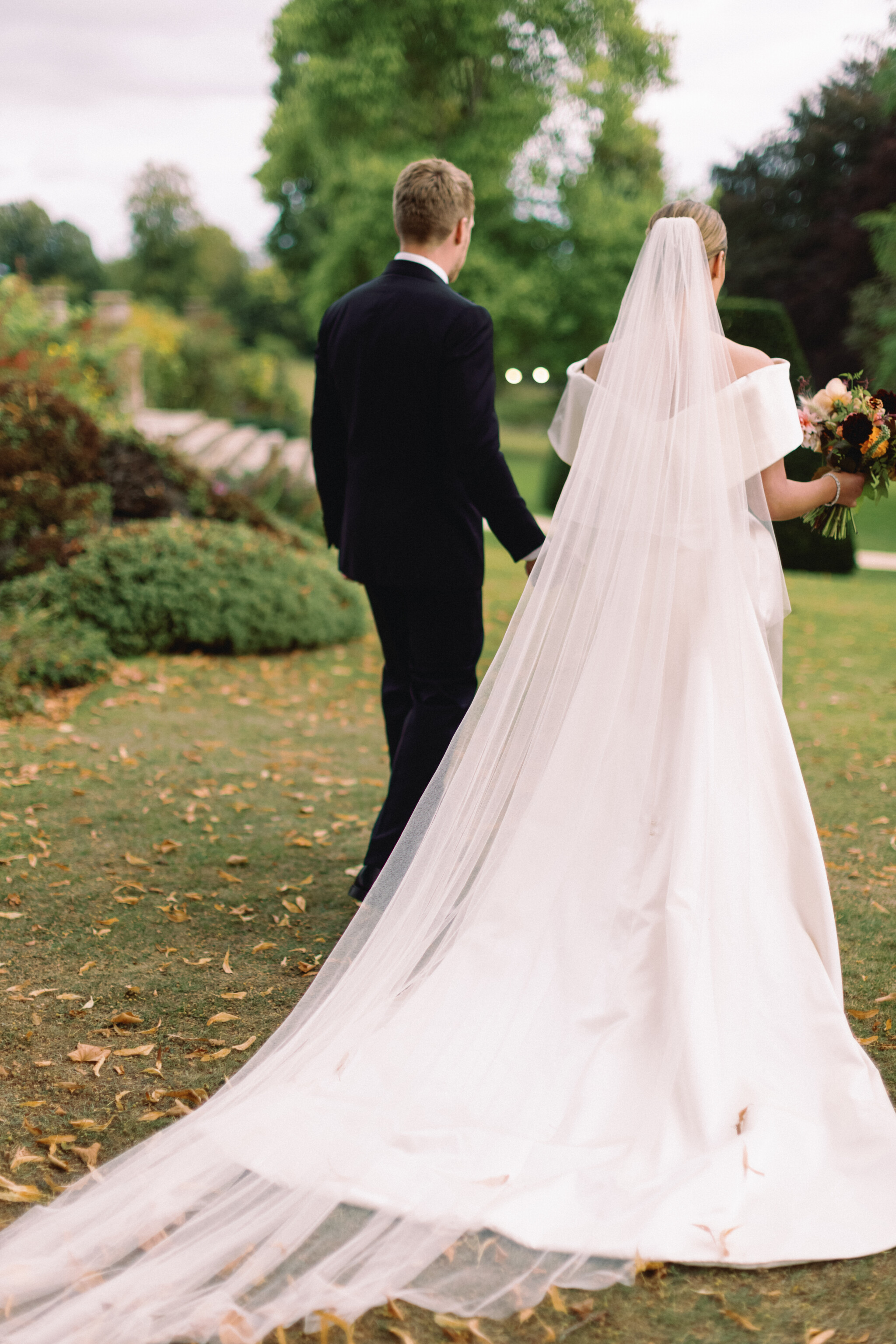 Phillipa Lepley Bride Sophie Modern Duchess Satin Off The Shoulder Wedding Dress