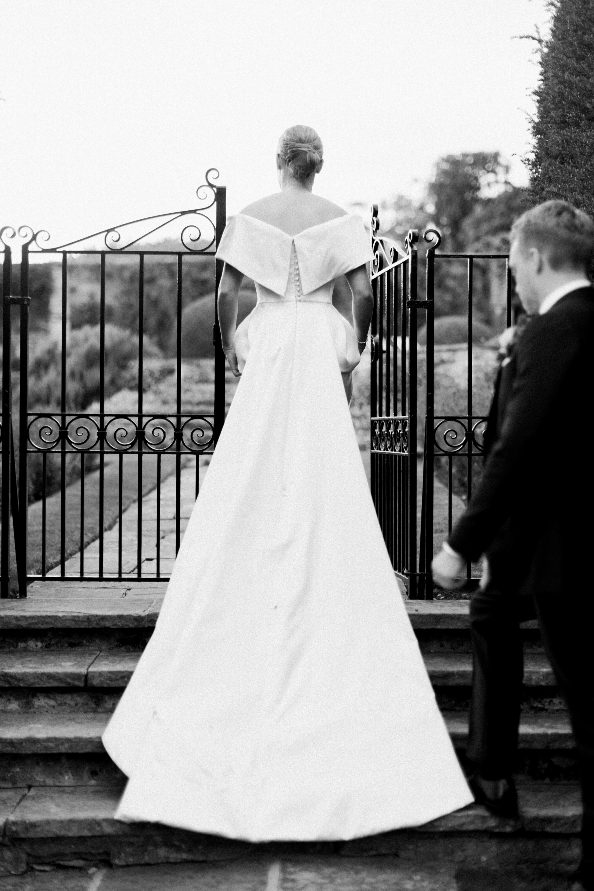 Phillipa Lepley Bride Sophie Modern Duchess Satin Off The Shoulder Wedding Dress