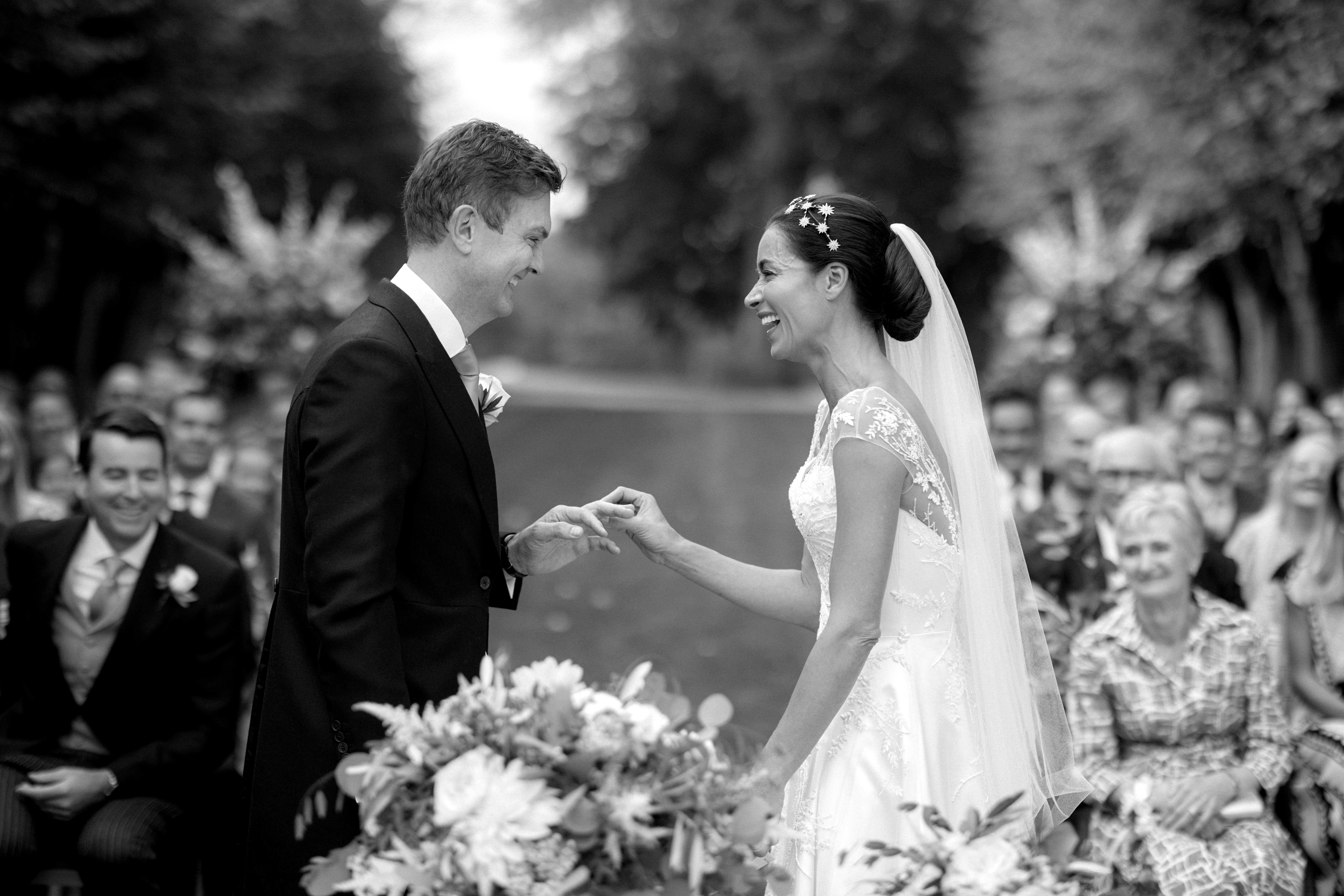 Phillipa Lepley bride Alex Hand Embellished Couture Overlay Satin Strapless Wedding Dress