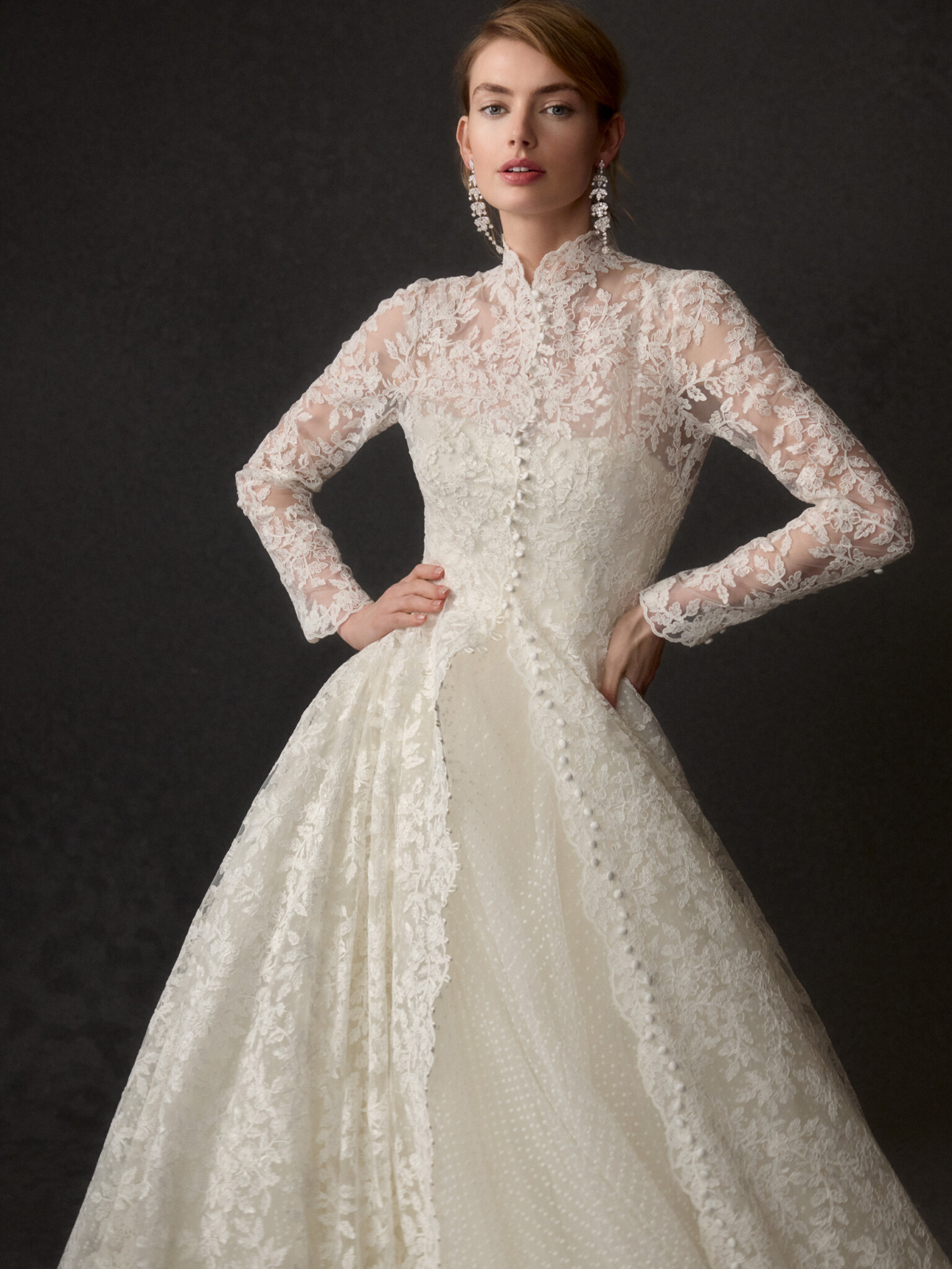 Phillipa Lepley Couture Wedding Dress Radiance Collection Vienna Apple & Oak Coat