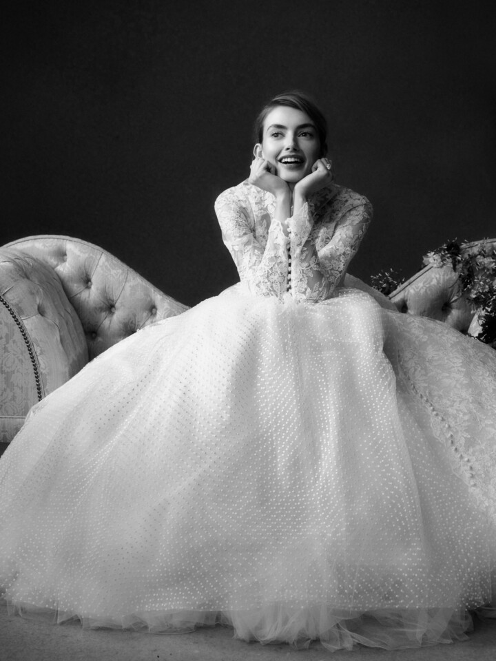 Phillipa Lepley Couture Wedding Dress Radiance Collection Vienna Apple & Oak Coat