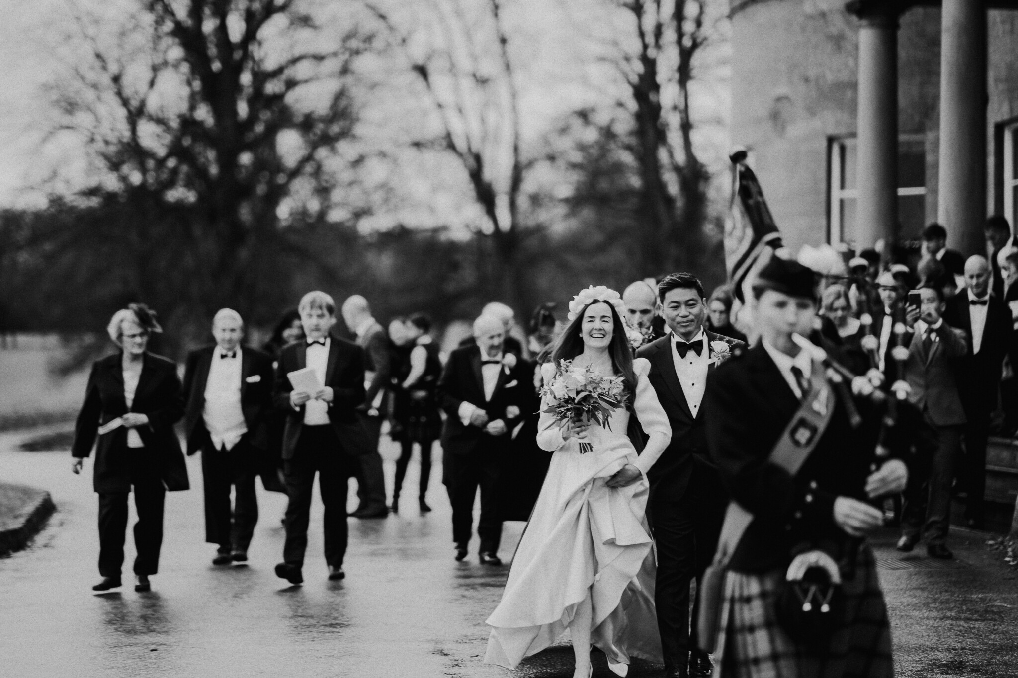 Phillipa Lepley Bride Vanessa Couture Duchess Satin Wedding Dress With Organza Long Sleeves