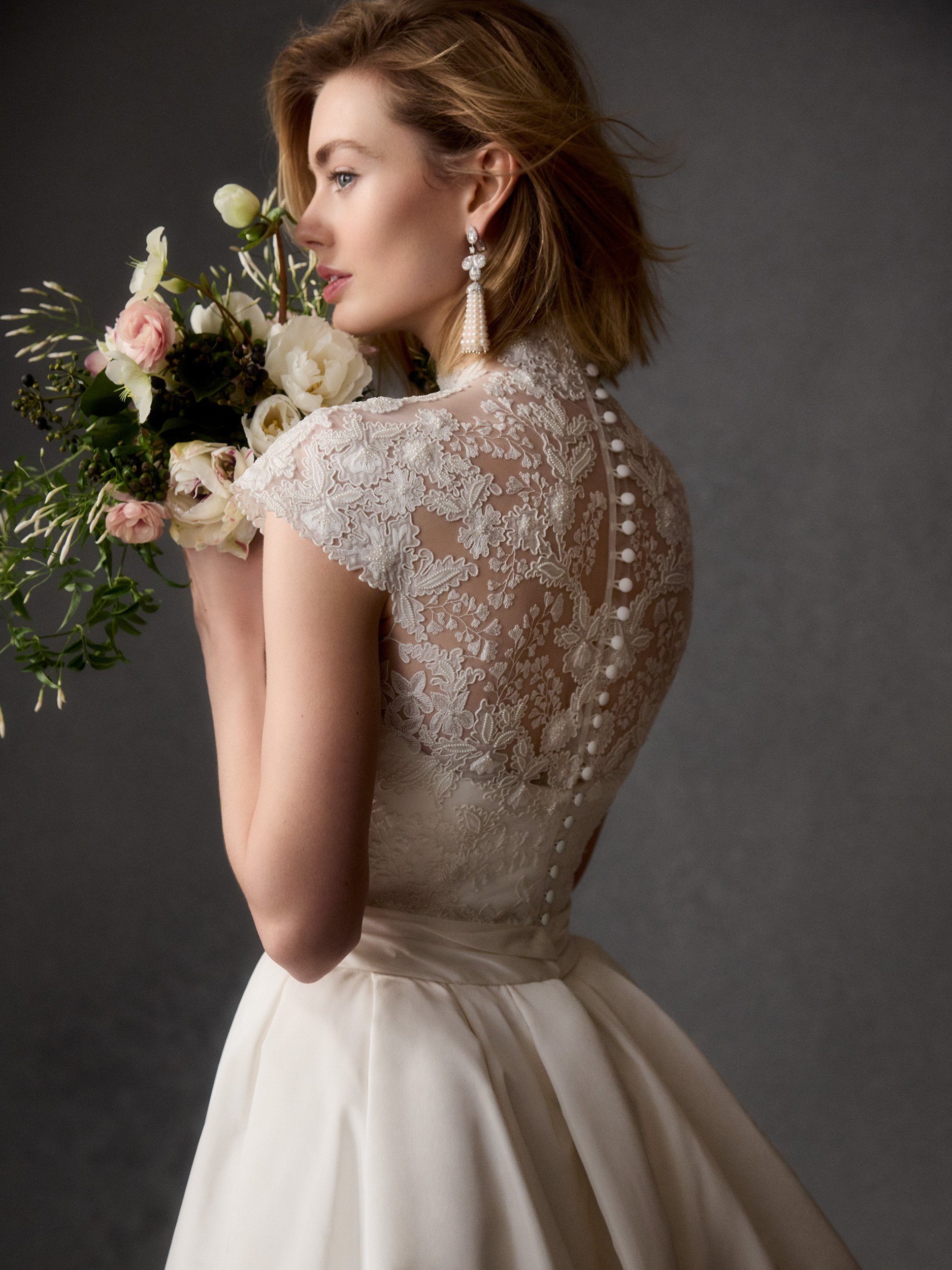 Phillipa Lepley Couture Wedding Dress Radiance Collection Moulante Maiden’s Fern