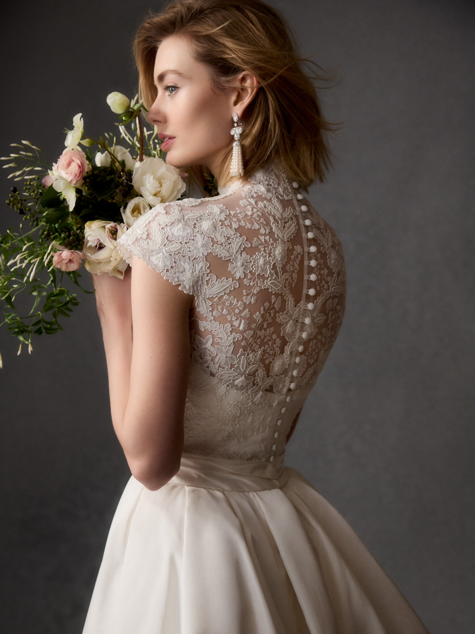 Phillipa Lepley Couture Wedding Dress Radiance Collection Moulante Maiden’s Fern
