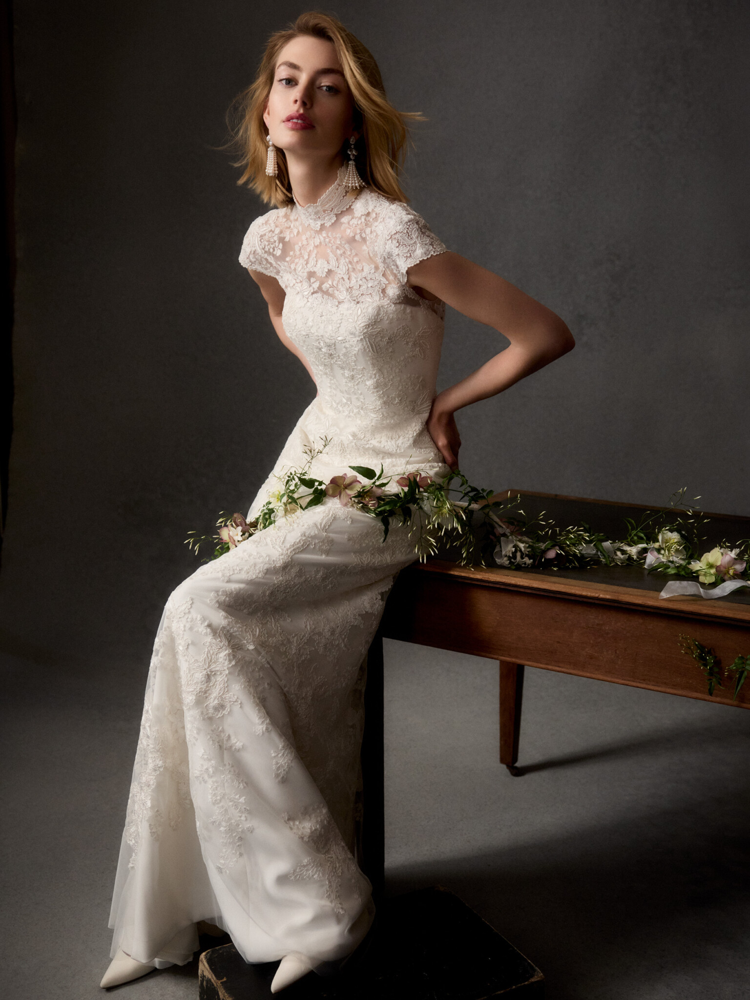 Phillipa Lepley Couture Wedding Dress Radiance Collection Moulante Maiden’s Fern
