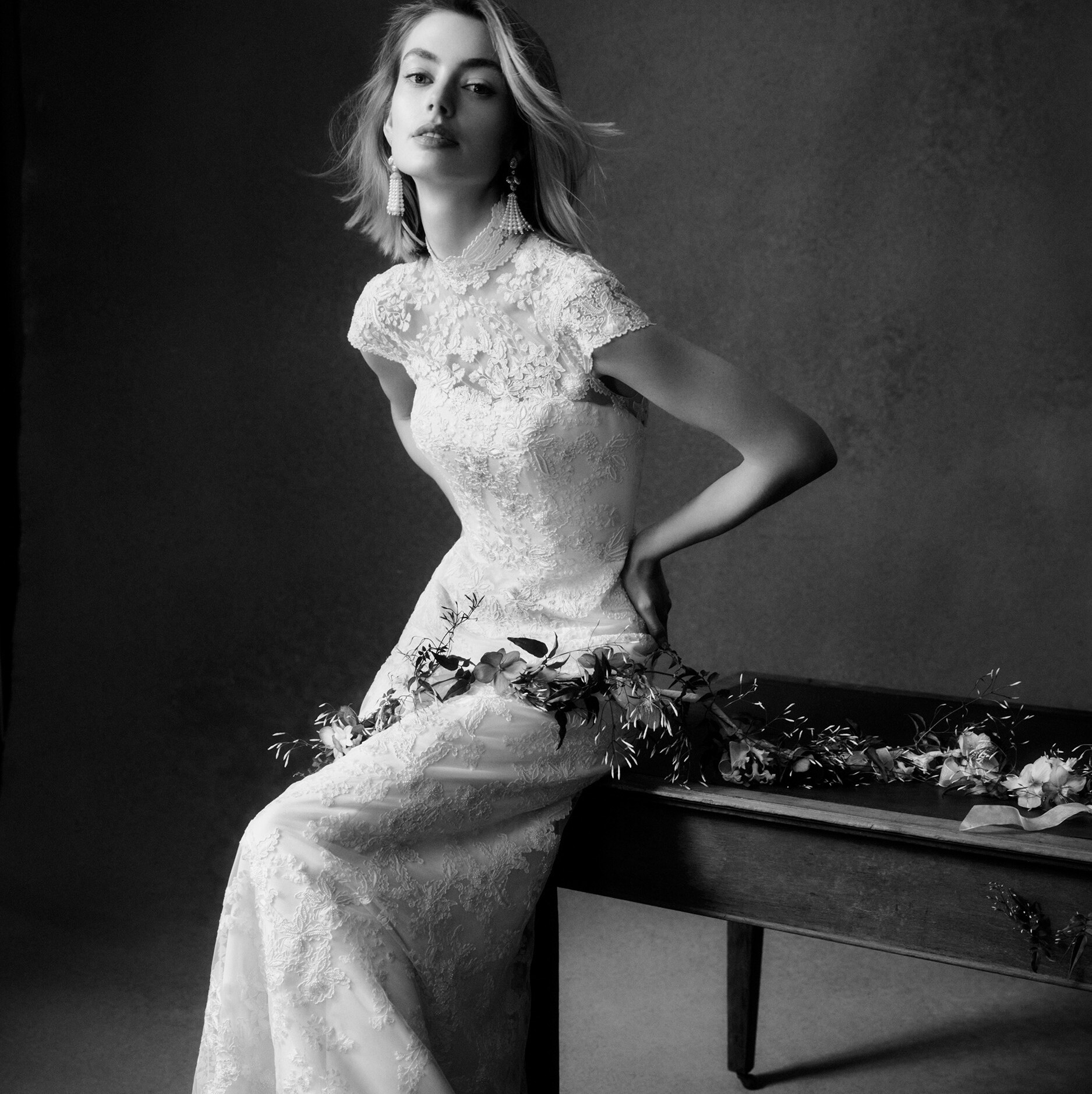 Phillipa Lepley Couture Wedding Dress Radiance Collection Moulante Maiden’s Fern