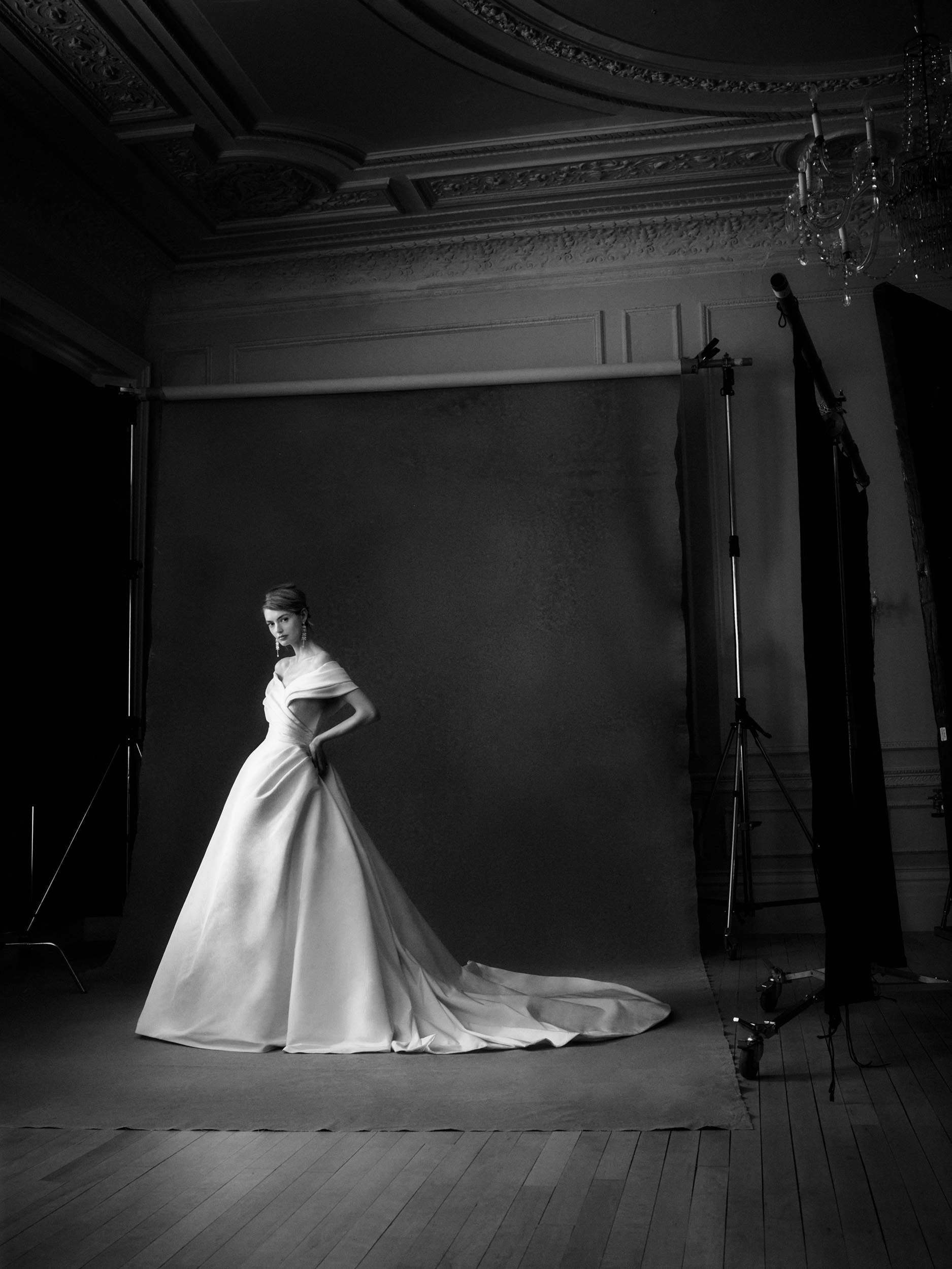 Phillipa Lepley Couture Wedding Dress Radiance Collection Magnificent Moiré