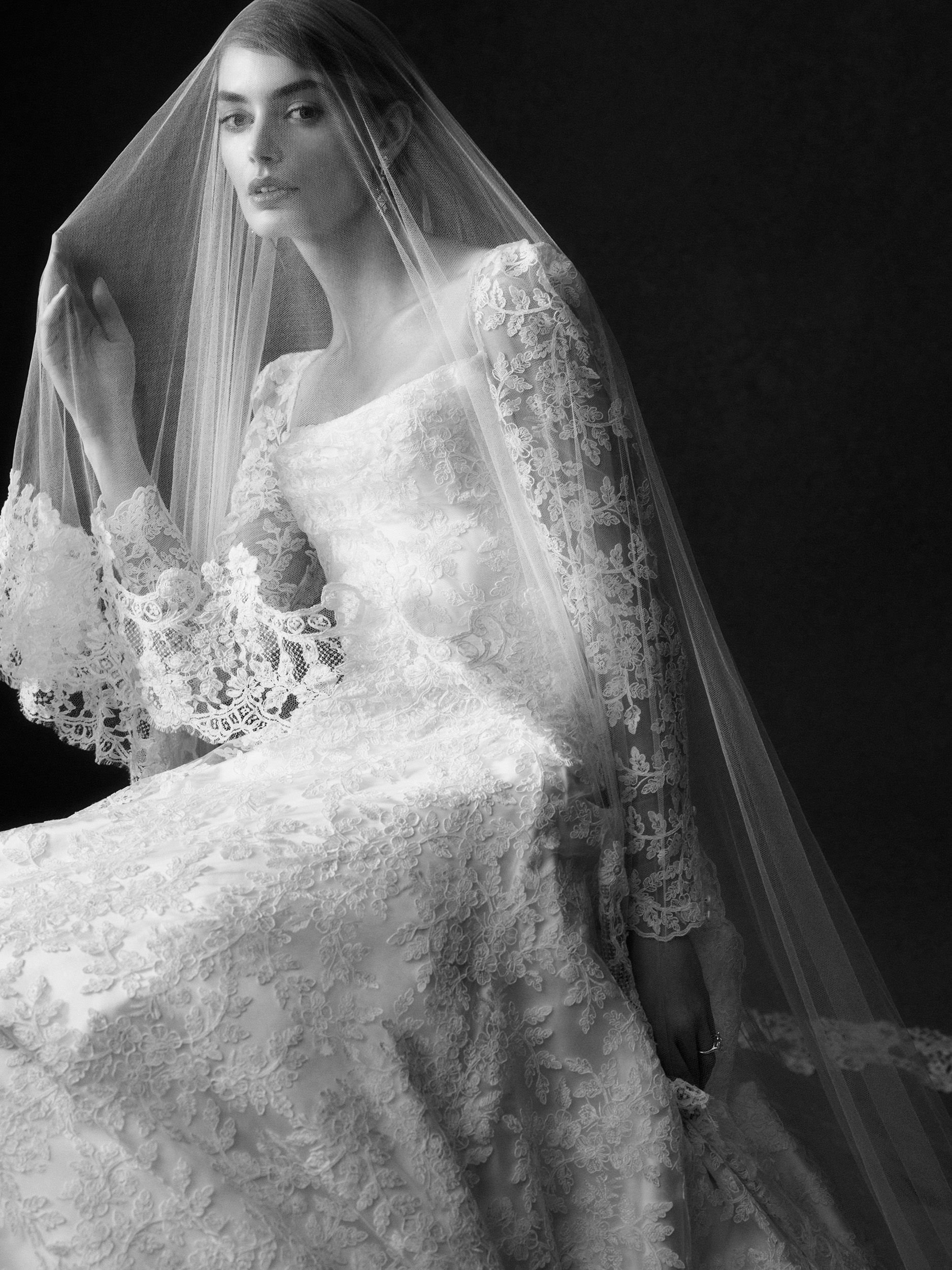 Phillipa Lepley Couture Wedding Dress Radiance Collection Apple & Oak Tied Back