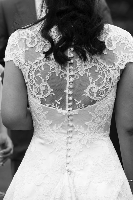 Phillipa Lepley Bride Alice High Neck Lace Couture Wedding Dress And Lace Veil