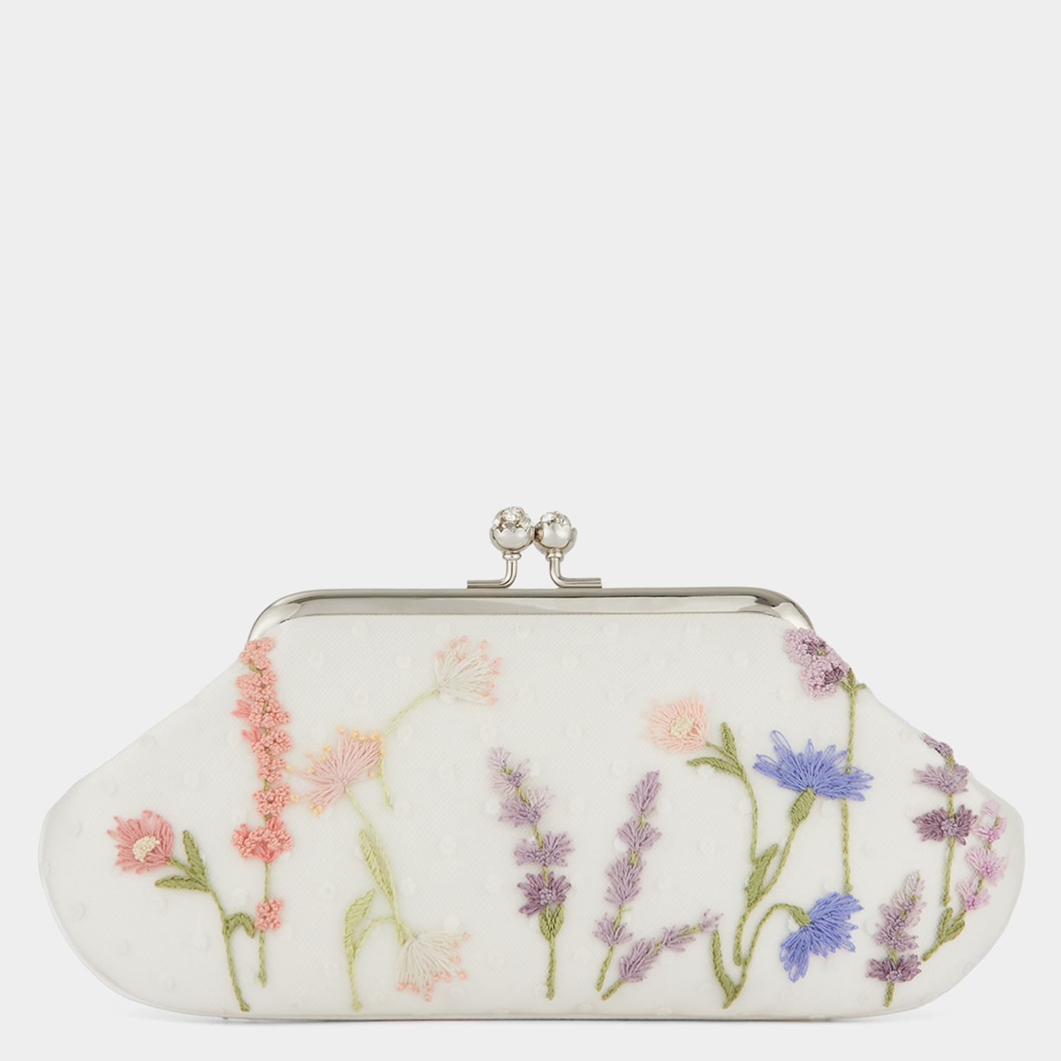 Phillipa Lepley Anya Hindmarch Colloraboration Bespoke Embroidered Maud Clutches Eveningwear And Bridal Bags