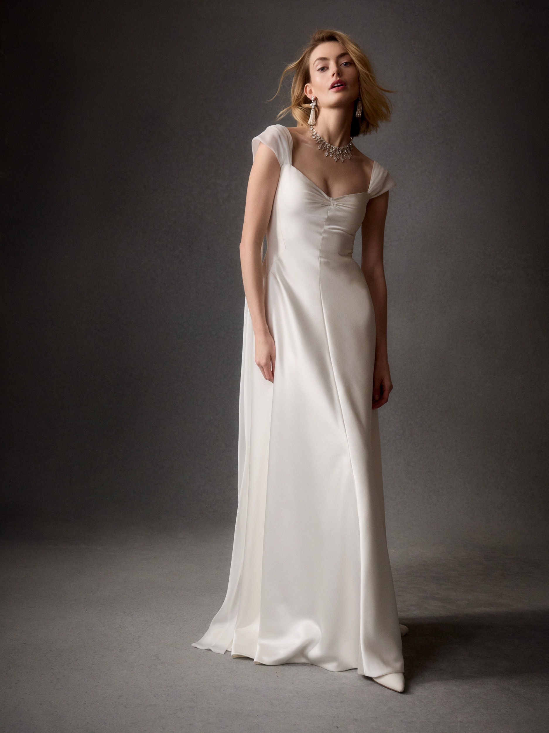 Phillipa Lepley Couture Lightweight Wedding Dress For Beach Wedding