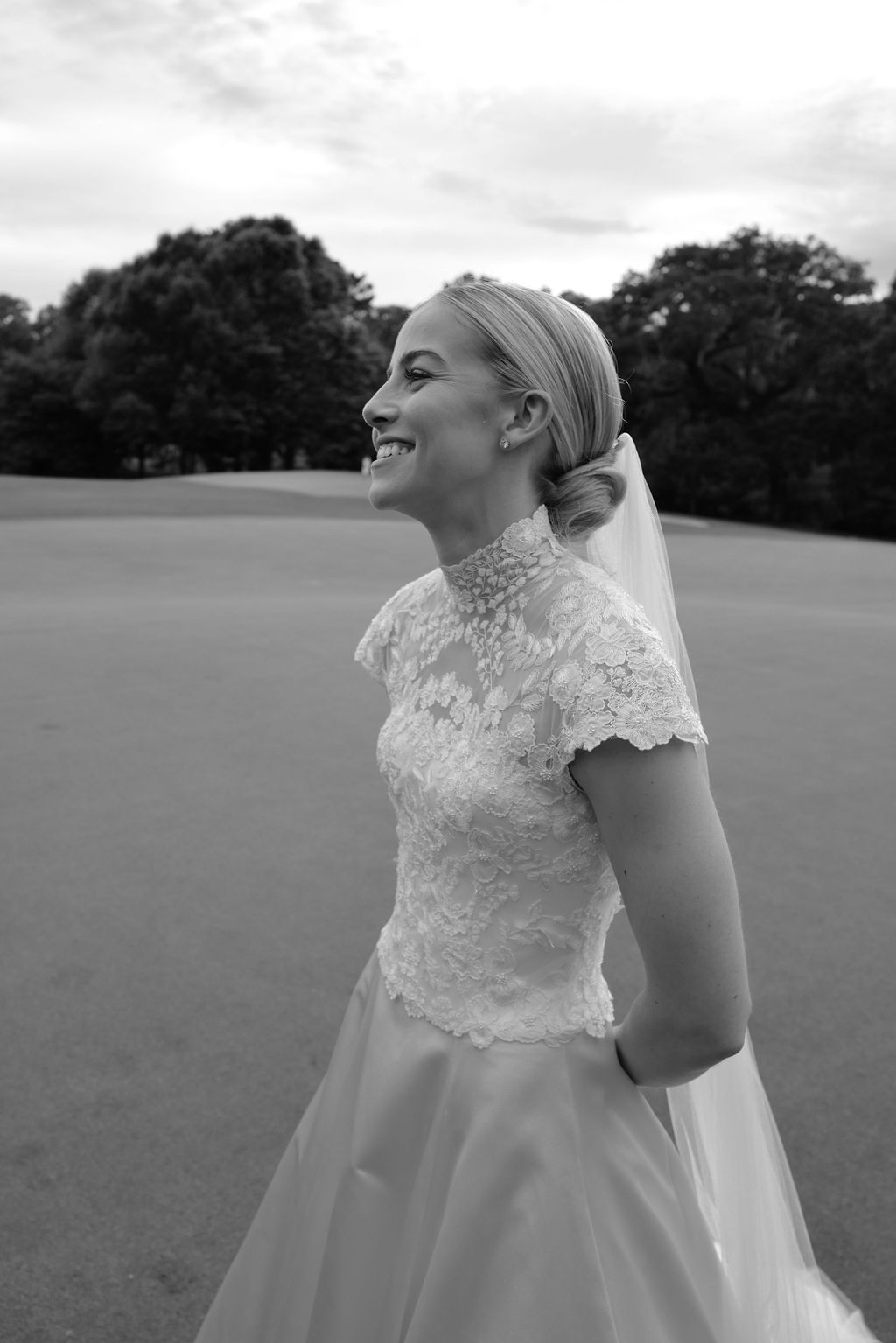 Phillipa Lepley bride Julia High Neck Dropped Waist Wedding Dress With Removable Embroidered Top Charleston Wedding