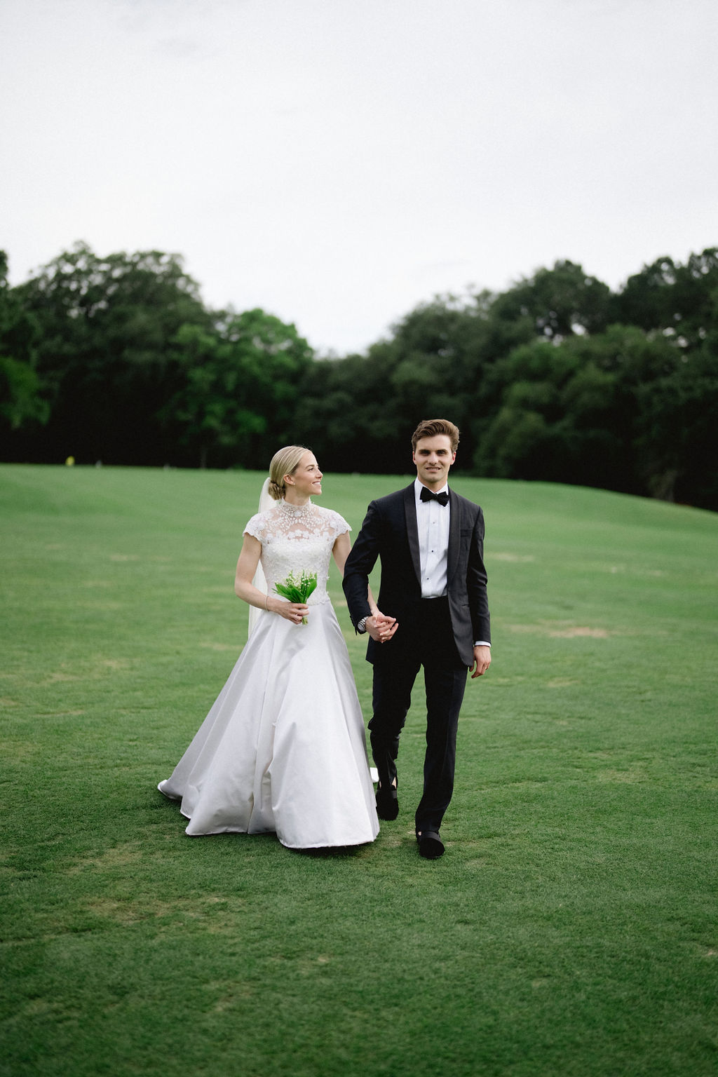 Phillipa Lepley bride Julia High Neck Dropped Waist Wedding Dress With Removable Embroidered Top Charleston Wedding