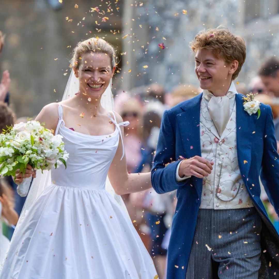 Talulah Riley married Thomas Brodie-Sangster in Hertfordshire wedding Phillipa Lepley Couture