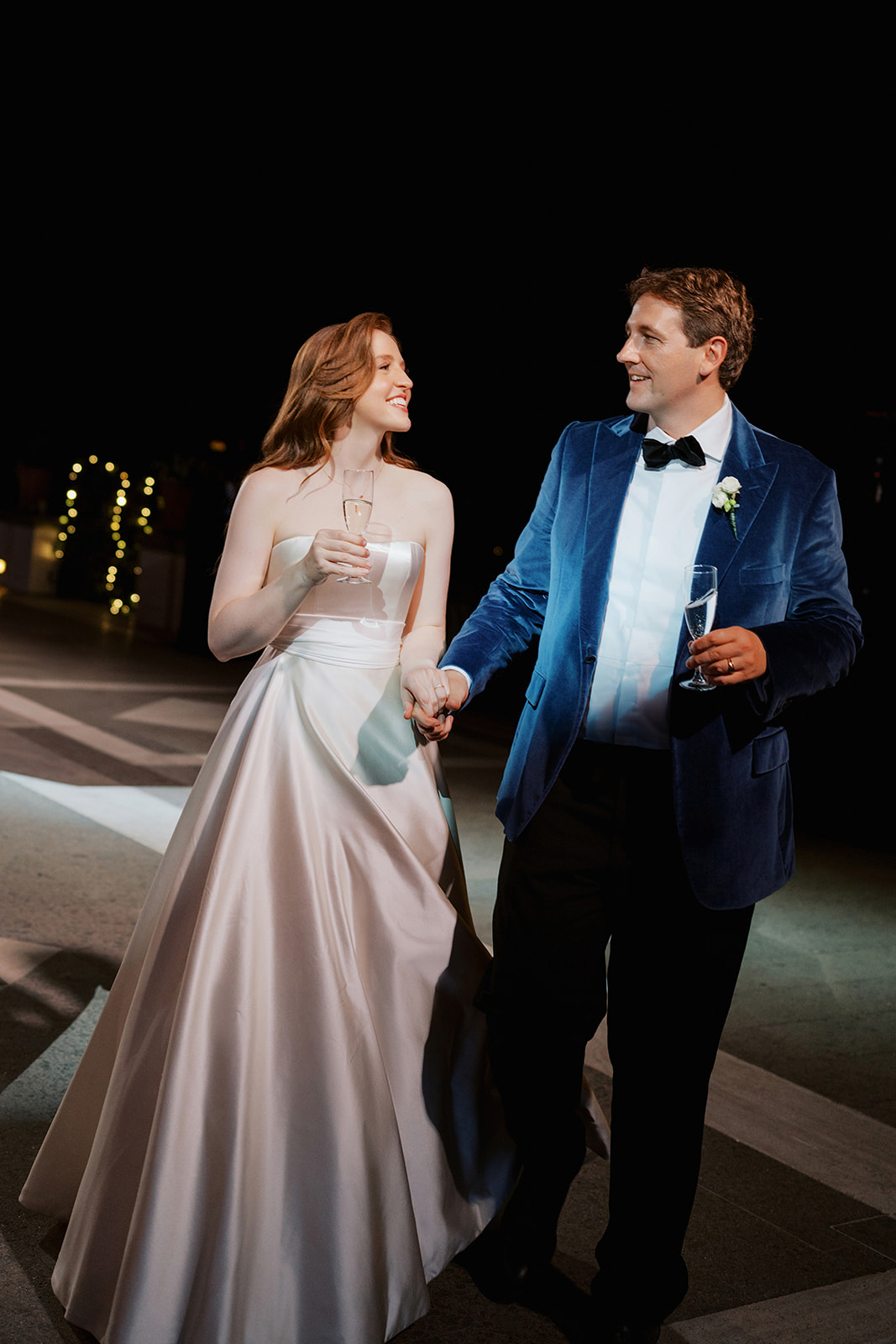 Phillipa Lepley Bride Taylor Bespoke Vatican Wedding Dress Duchess Satin Strapless Gown And Lace Long Sleeve Top With Embroidered Script Veil