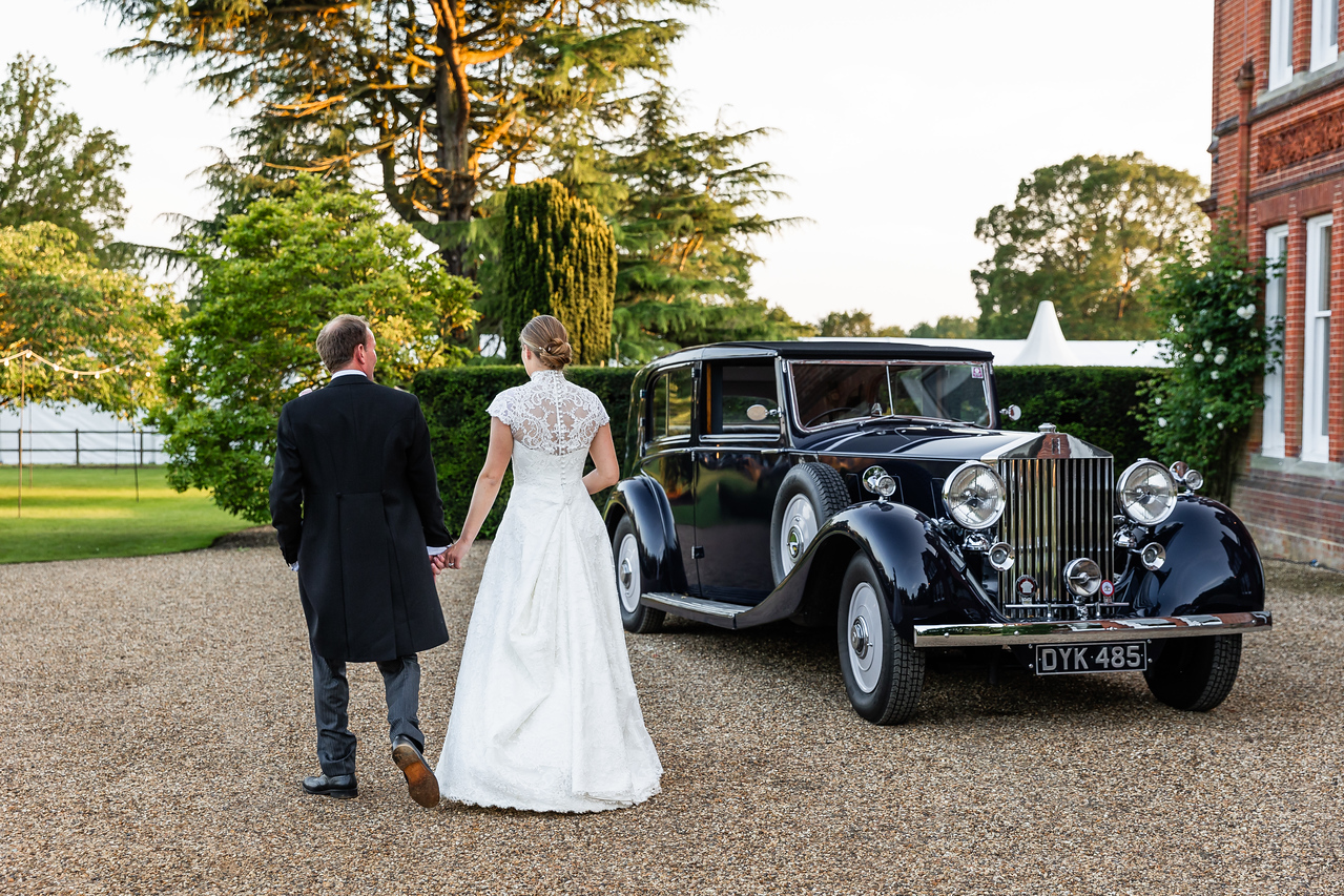 Phillipa Lepley bride Amelia Corseted Couture Scroll Lace Wedding Dress With High Neck Lace Border Veil