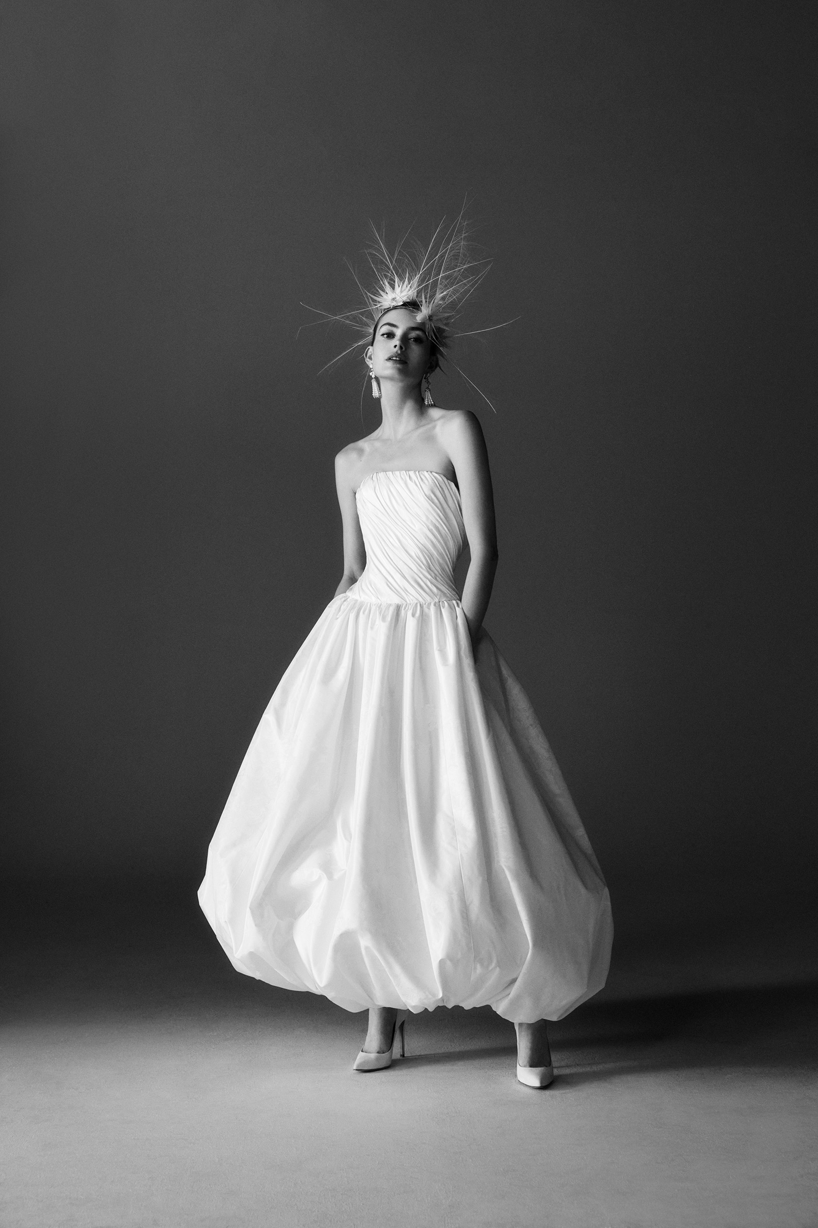 Phillipa Lepley Couture Wedding Dress Grace Collection Bubble Fleur and Coat