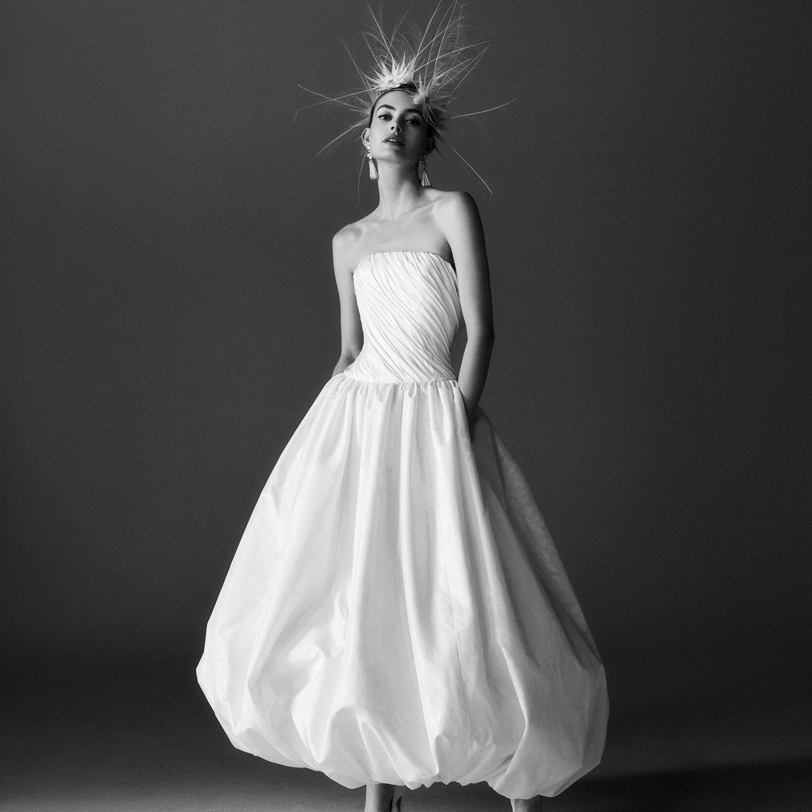 Phillipa Lepley Couture Wedding Dress Grace Collection Bubble Fleur and Coat