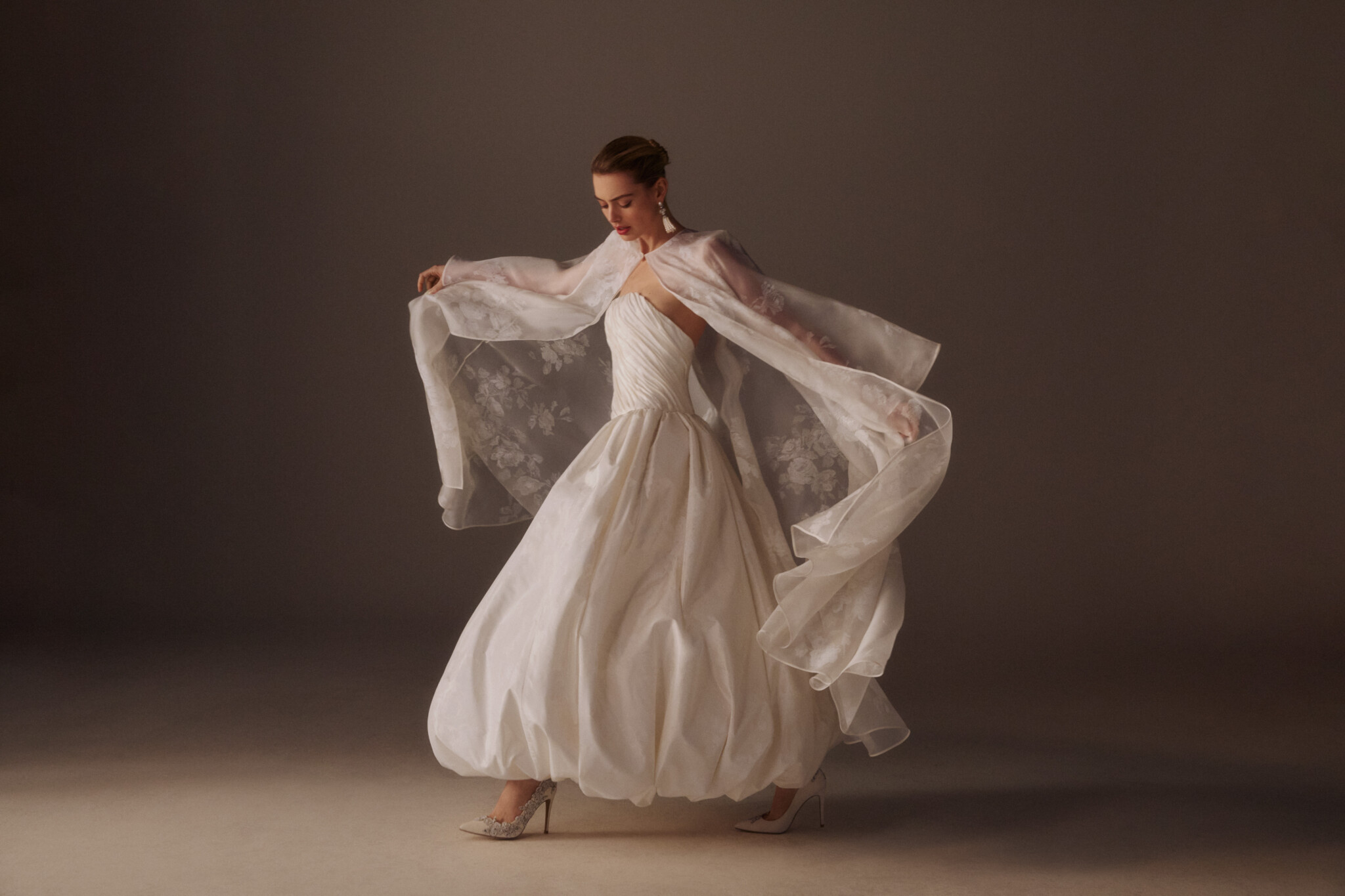 Phillipa Lepley Couture Wedding Dress Grace Collection Bubble Fleur and Coat
