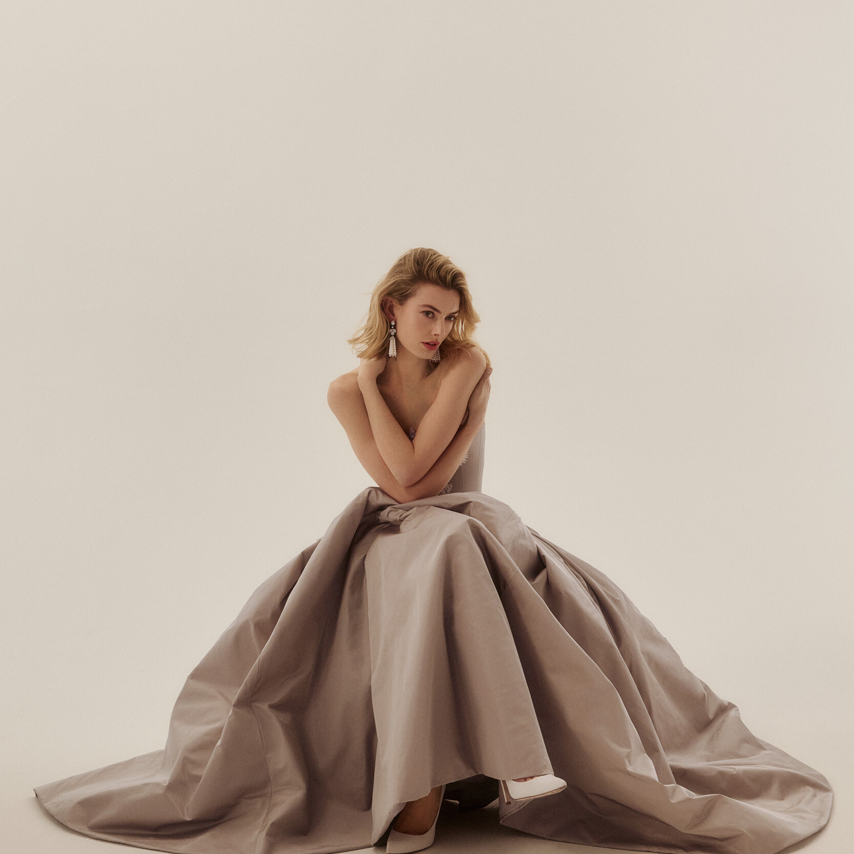 Phillipa Lepley Couture Wedding Dress Grace Collection Ice Fleurs