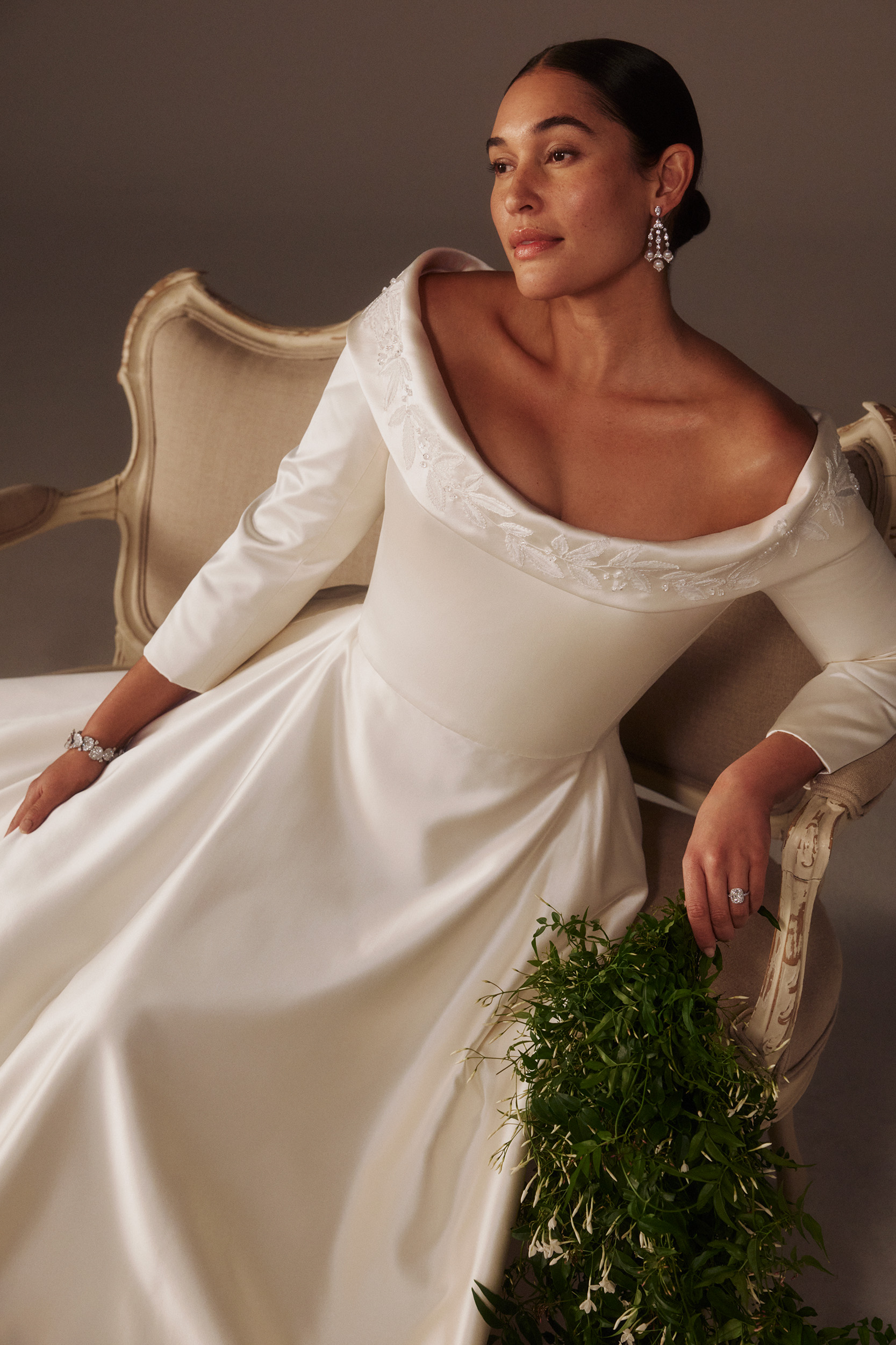 Phillipa Lepley Couture Wedding Dress Grace Collection Vienna Michaela Myrtle