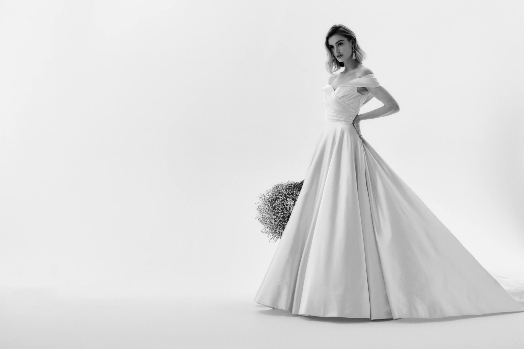 Phillipa Lepley Couture Wedding Dress Grace Collection Satin Twist