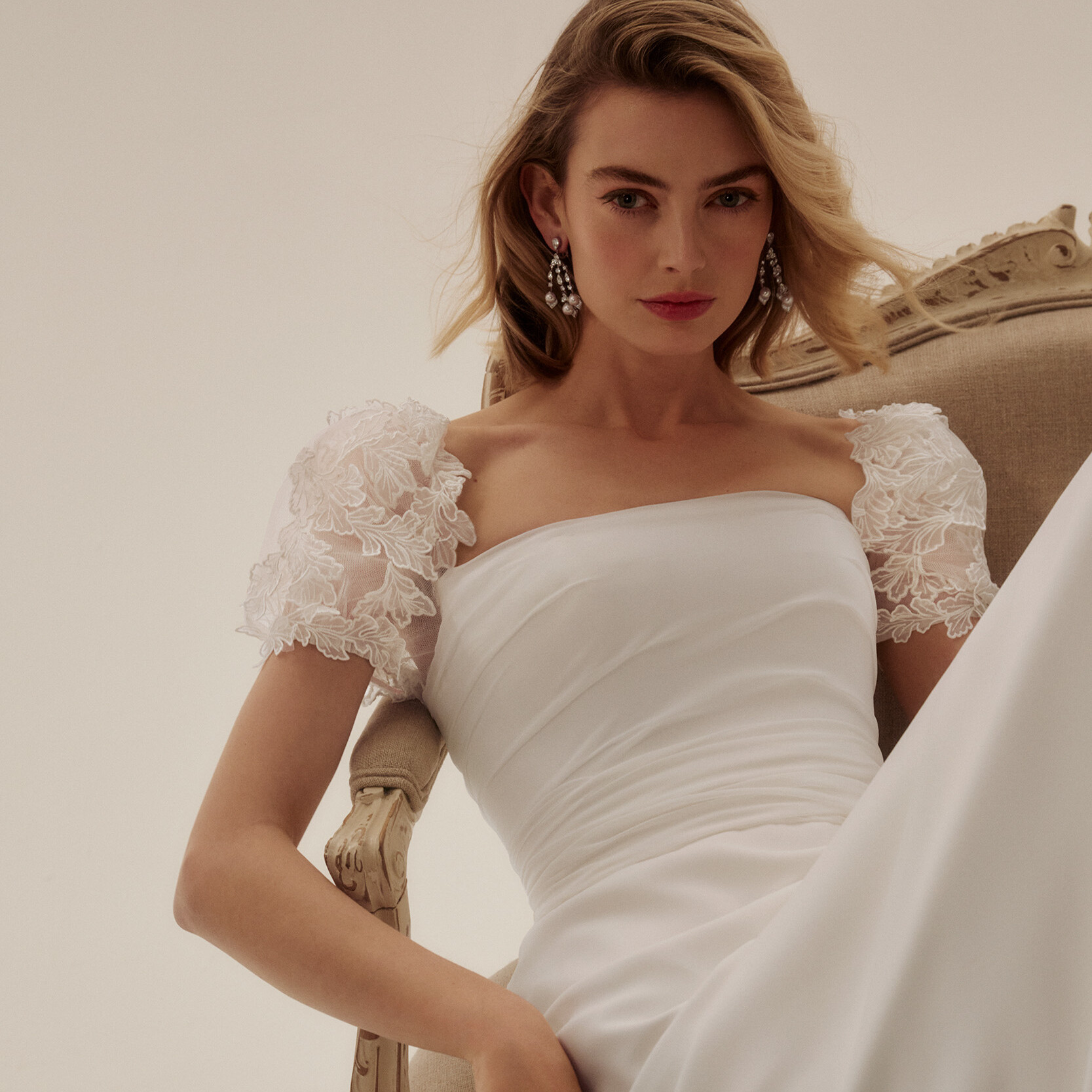 Phillipa Lepley Couture Wedding Dress Grace Collection Venice Butterfly Leaves