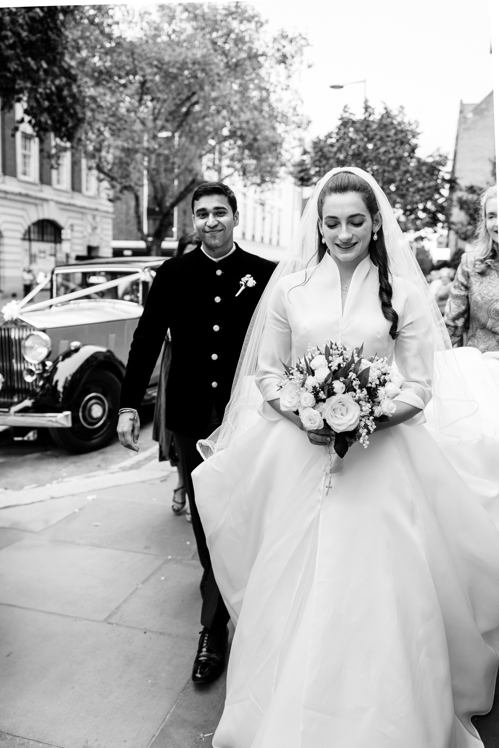 Phillipa Lepley bride Julia Bespoke Wedding Dress London Wedding Three Dresses in One Bridal Coat