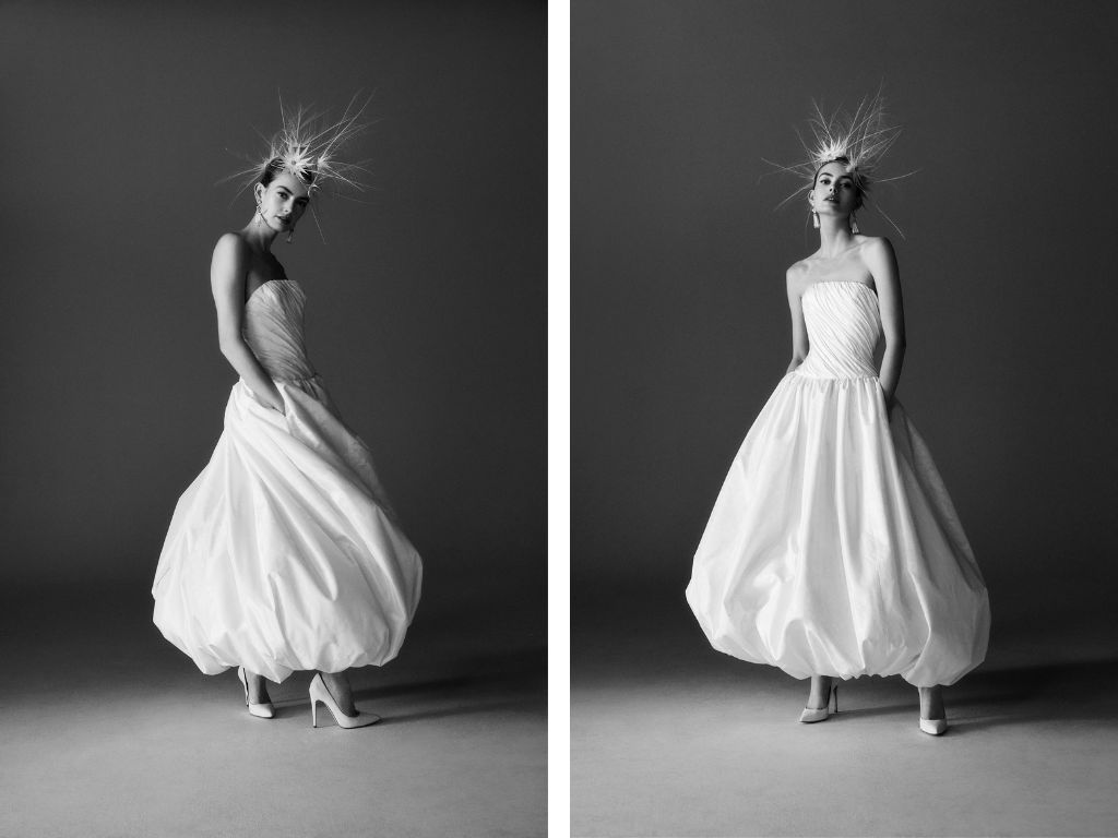 Phillipa Lepley Couture Wedding Dress Grace Collection Bubble Fleur and Coat