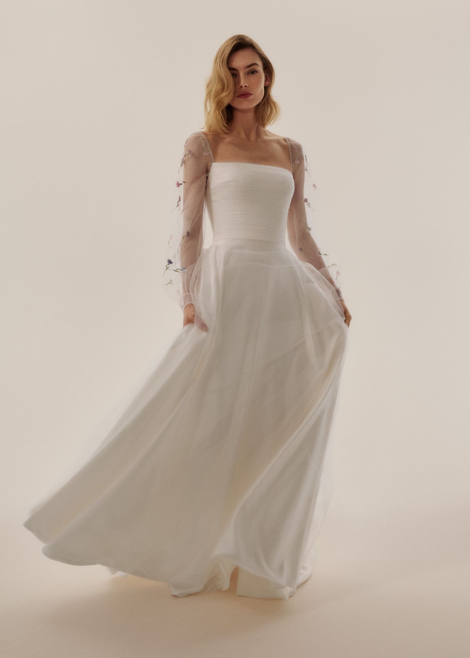 Phillipa Lepley Couture Wedding Dress Grace Collection Venice Butterfly Leaves
